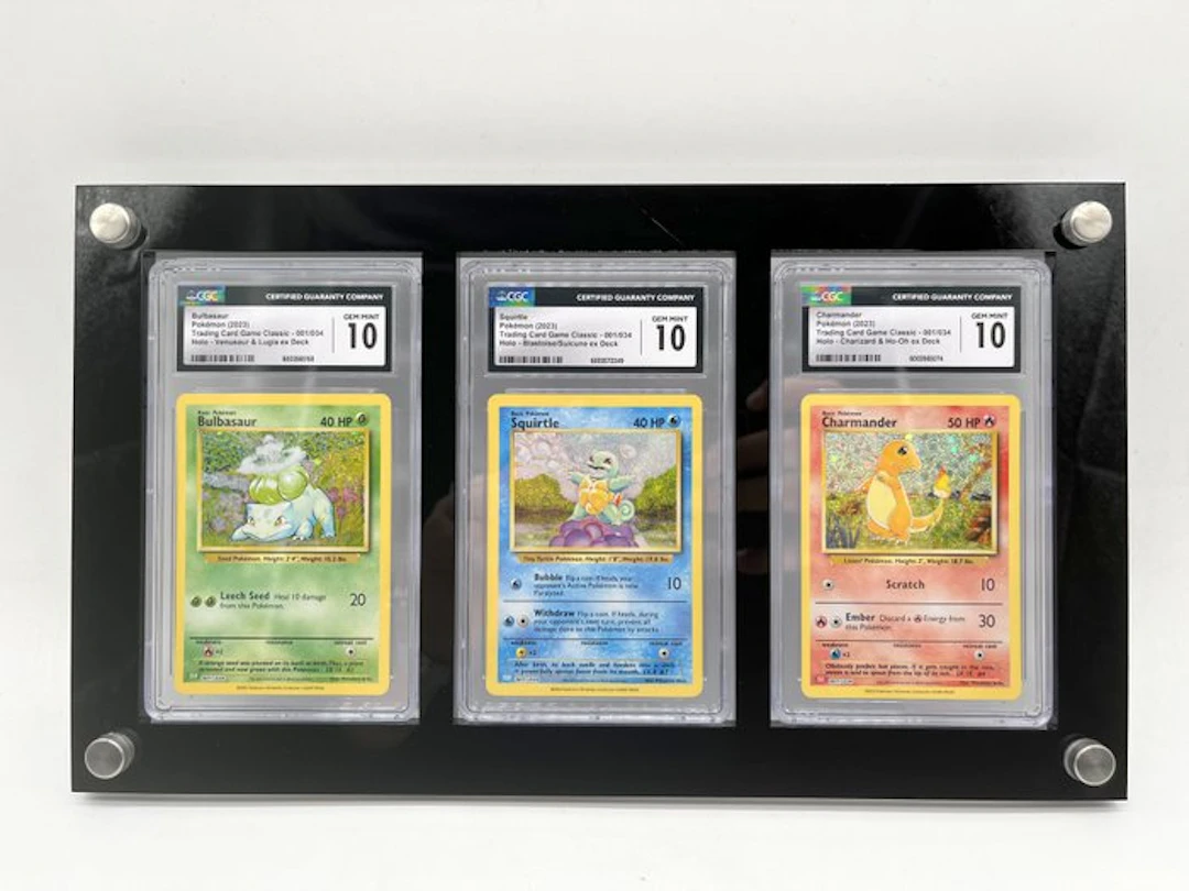 Pokémon - 3 Graded card - Bulbasaur
