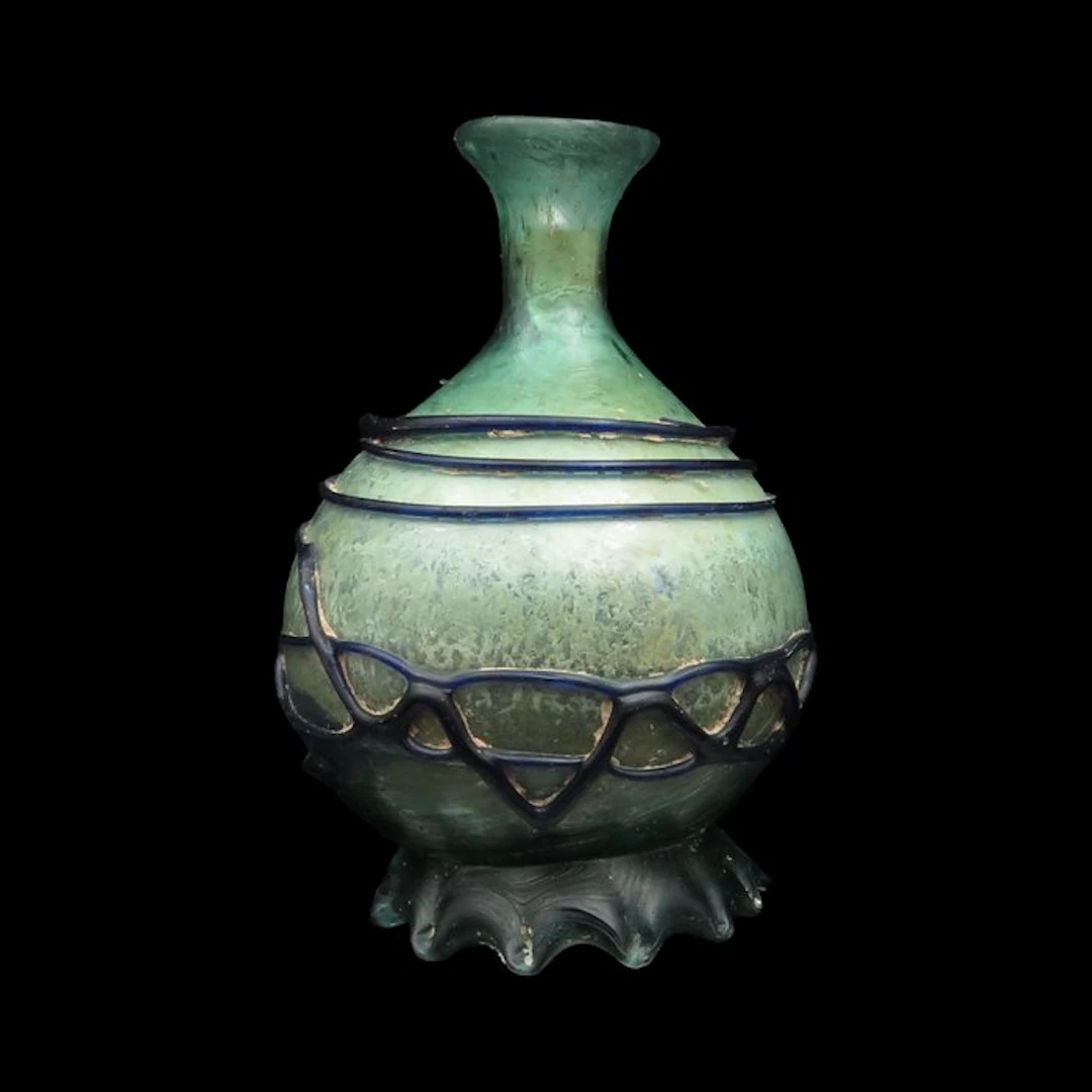 Islamic Glass decorated Bottle (1x) - 9 cm