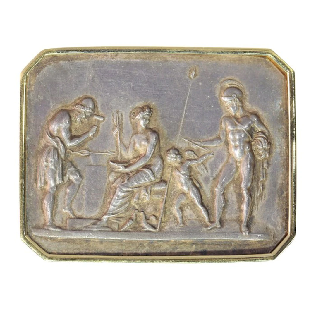 Brooch - 14 kt. Yellow gold - Antique Victorian 1880