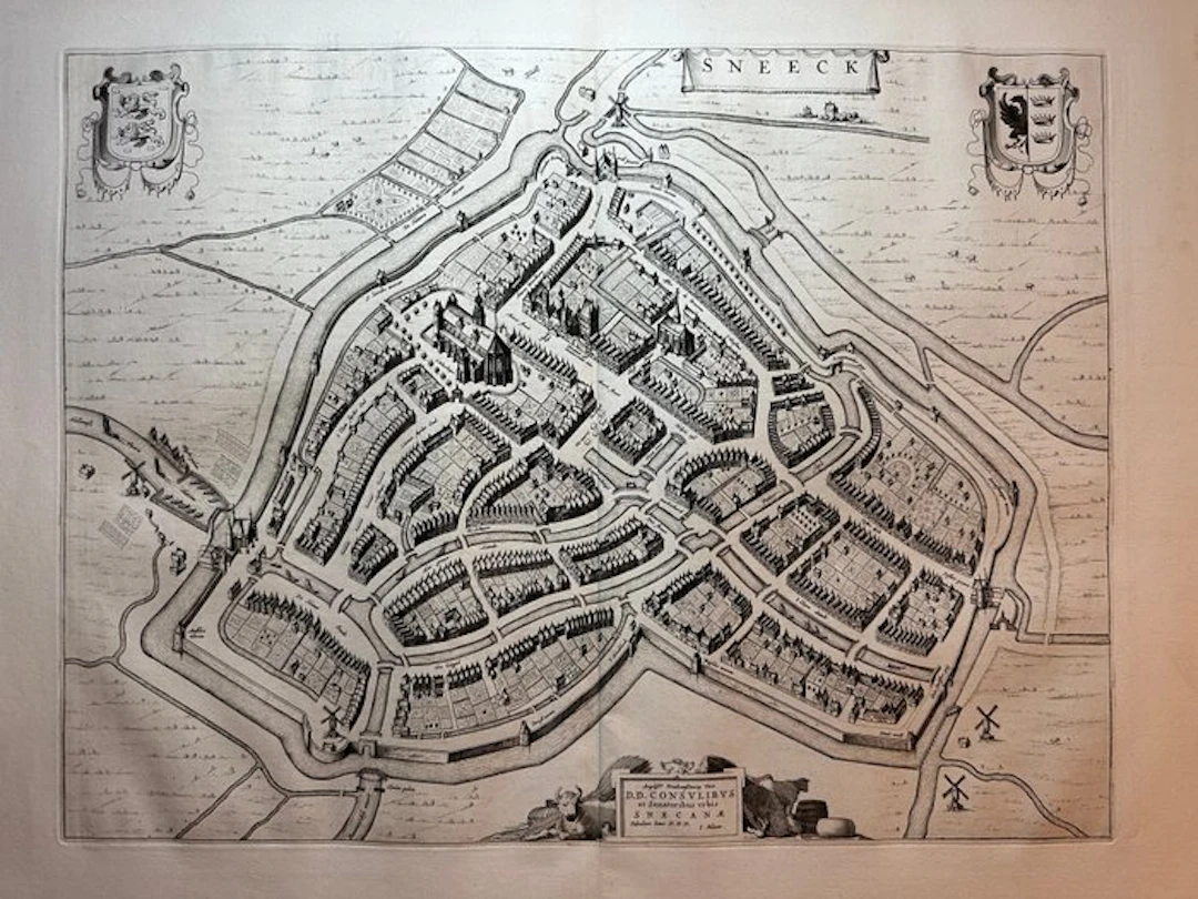 Netherlands - Sneek; J. Blaeu - SNEECK - 1649