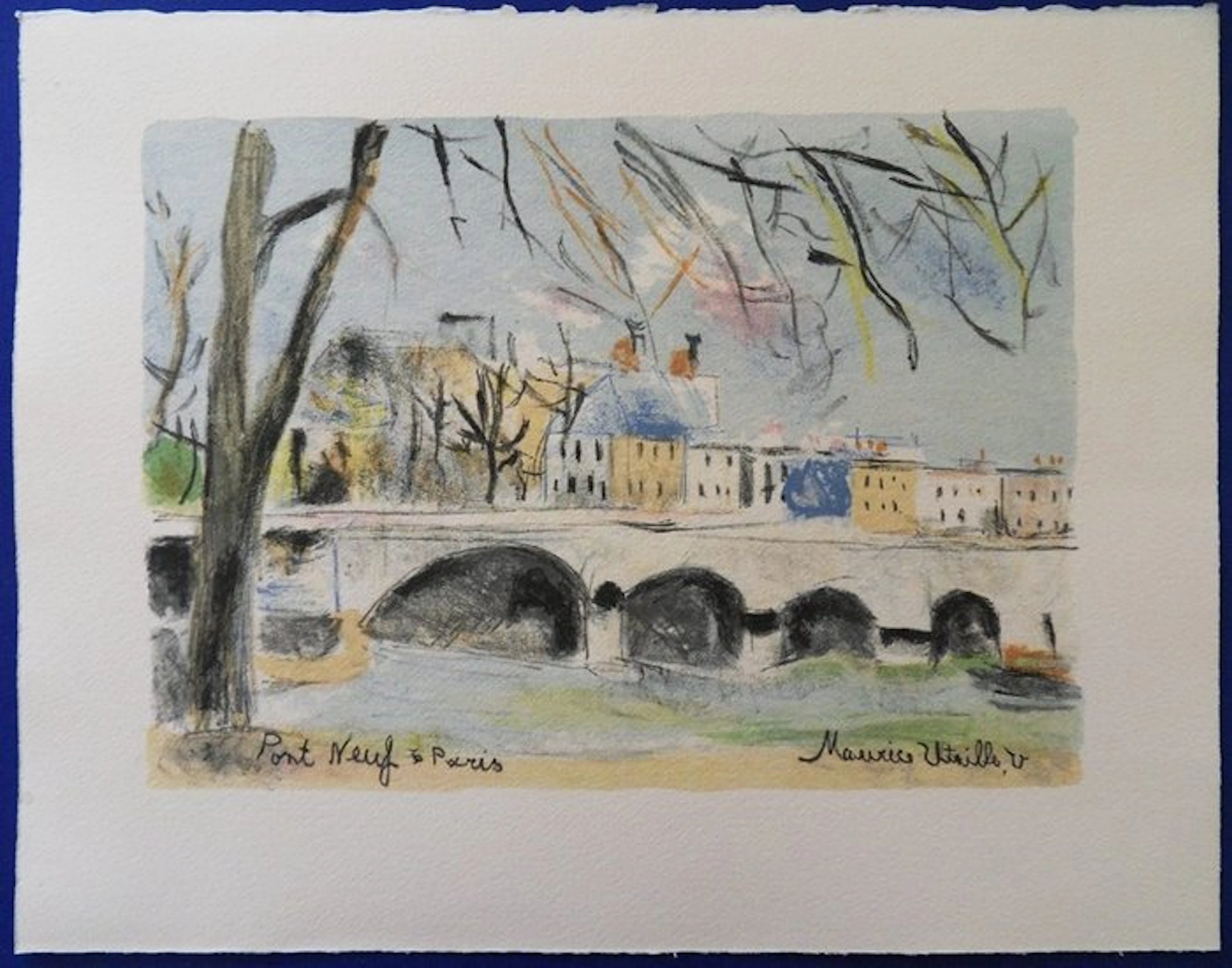 Maurice Utrillo (1883-1955) - Paris : le Pont Neuf