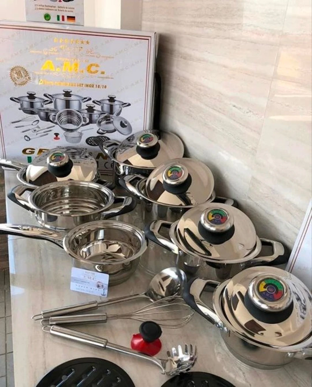 A.M.C. - Cooking pot set (25) - Steel