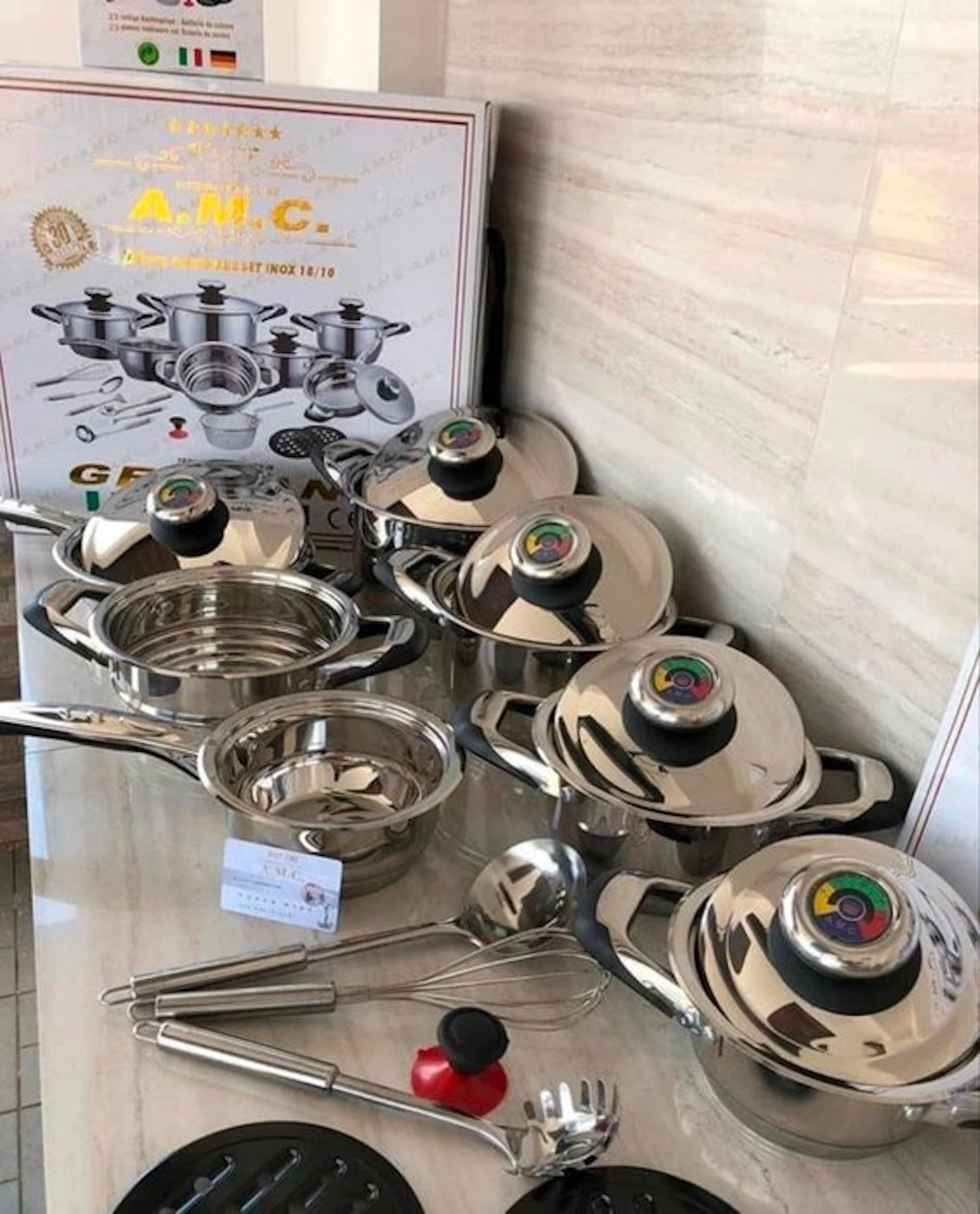 A.M.C. - Cooking pot set (25) - Steel