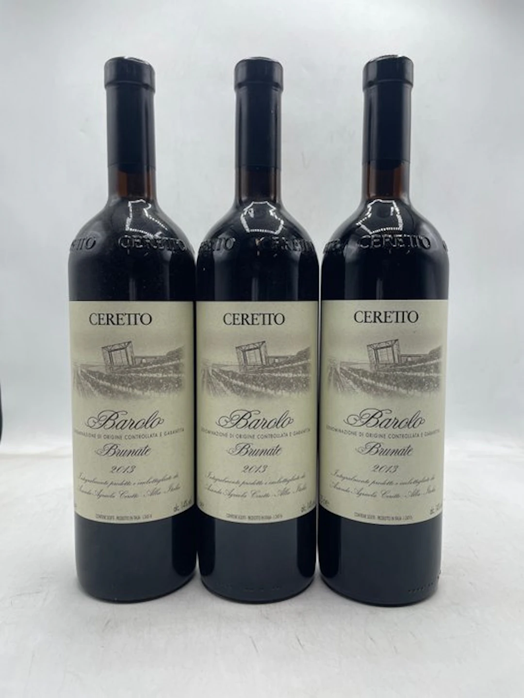 2013 Ceretto Barolo Brunate - Barolo DOCG - 3 Bottles (0.75L)