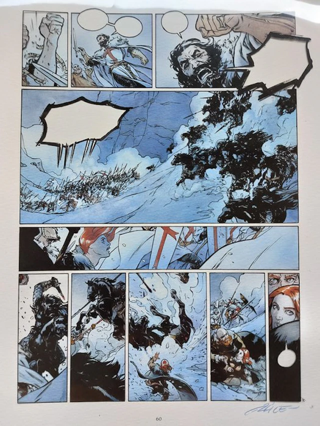 Alice, Alex - Original colour page - Troisieme Testament...