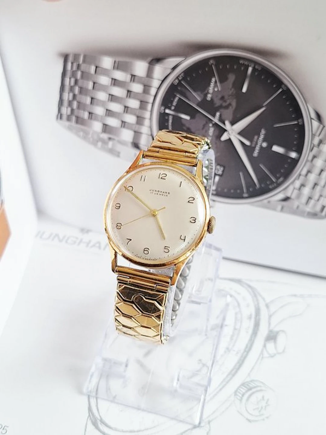 Junghans - Cal 687 vor Max Bill Era - No reserve price - Men - 1950-1959