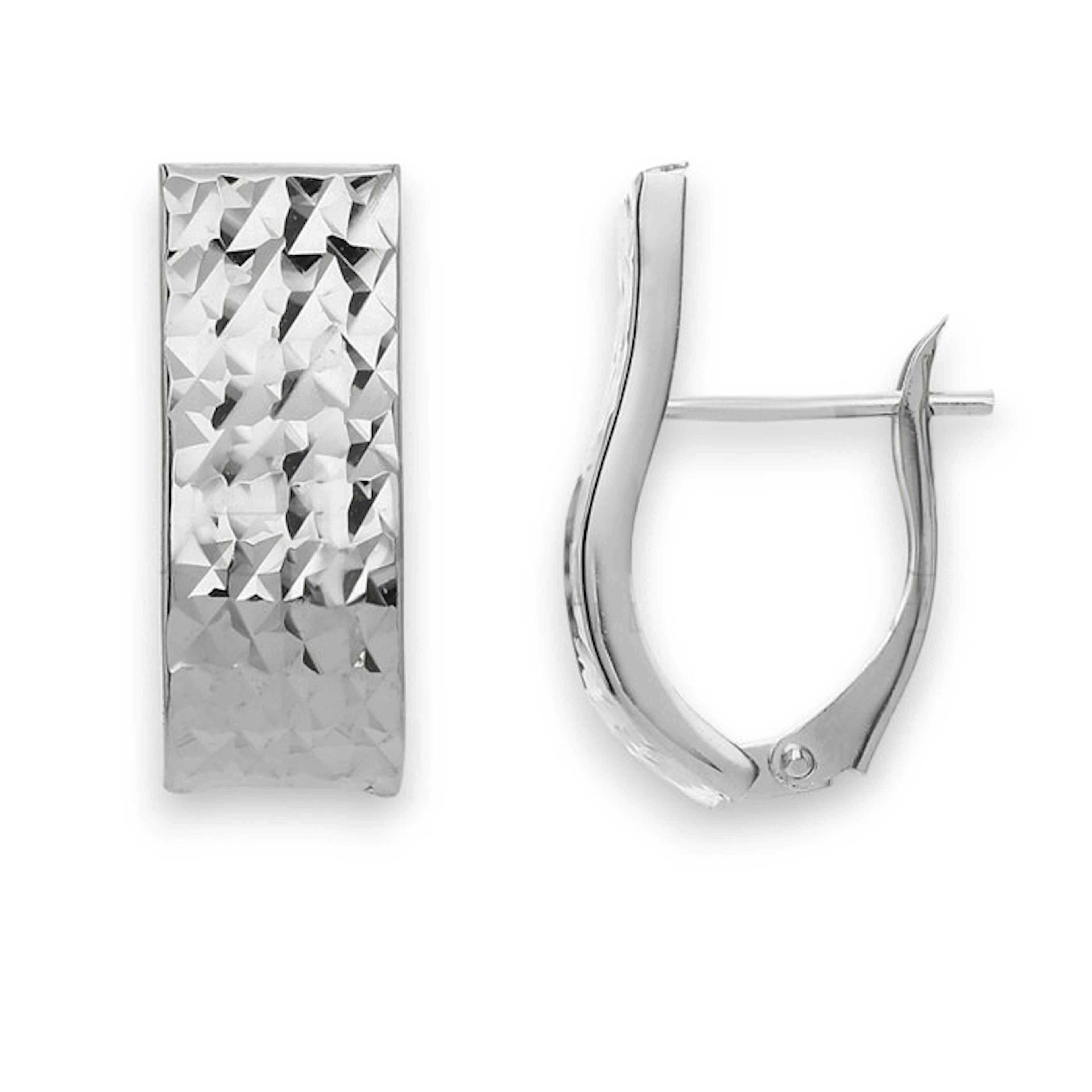 Earrings - 18 kt. White gold - 18k gold earrings, 3.2 g