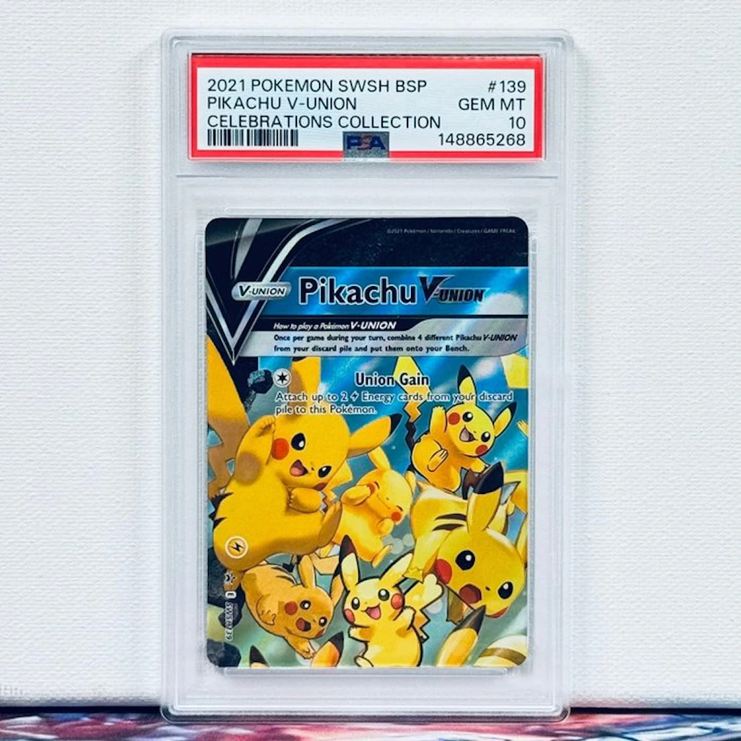 Pokémon Graded card - PIKACHU V-UNION #139 2021 POKEMON...