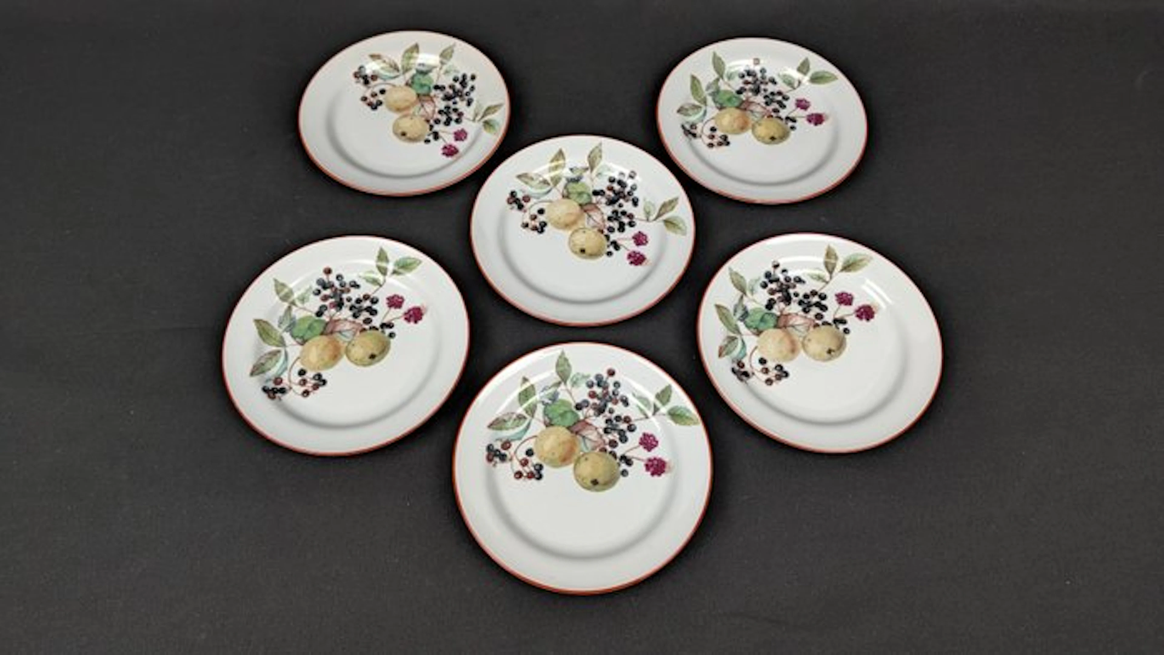 Richard Ginori - Table service for 6 (6) - Porcelain - fruit set