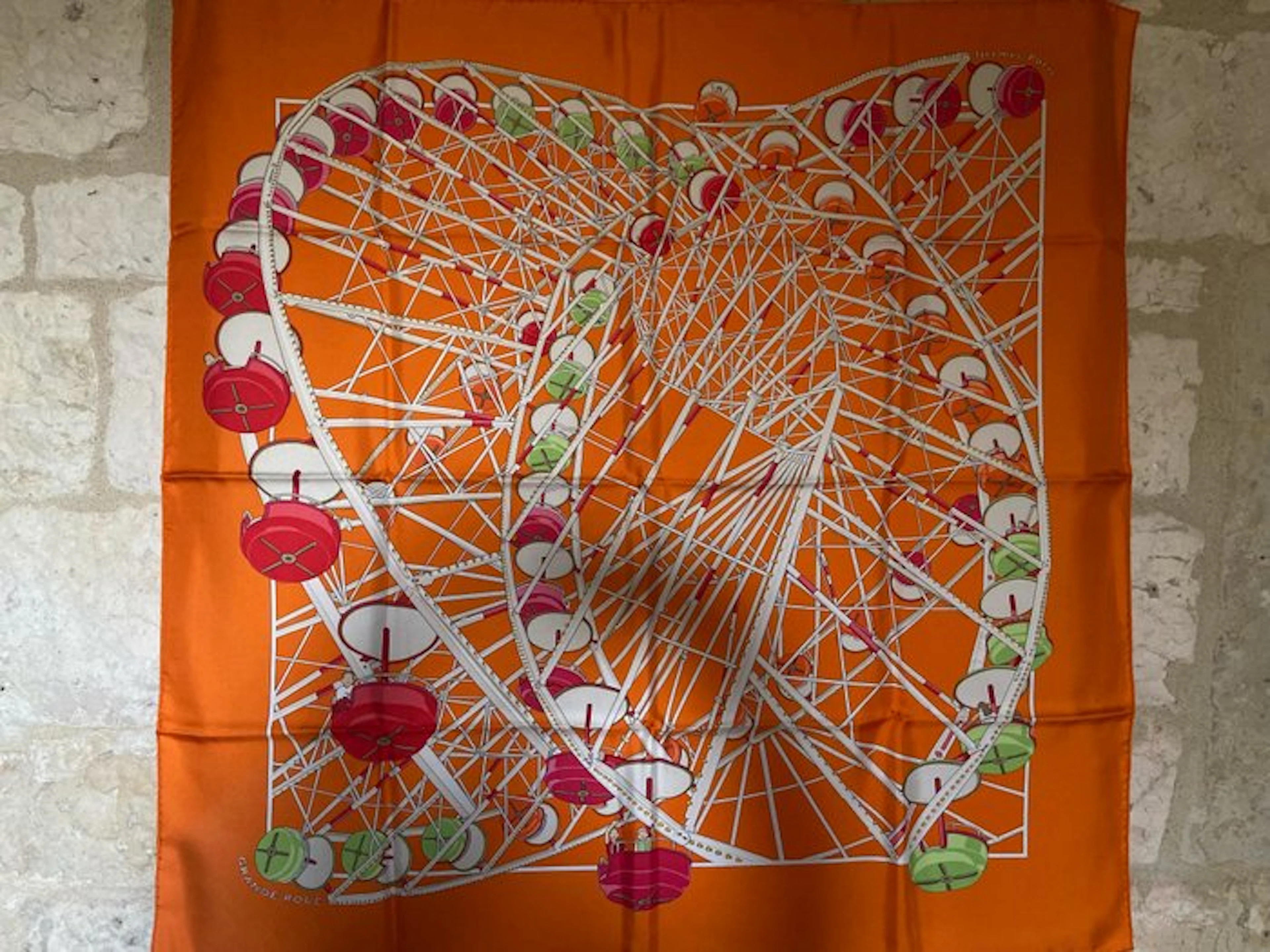 Hermès - " Grande Roue" par Dimitri Rybaltchenko 2006 - Scarf