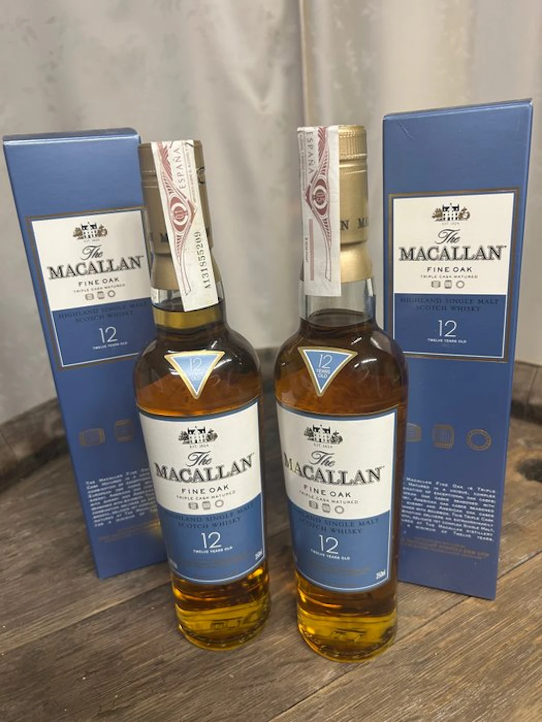 Macallan 12 years old Fine Oak Triple Cask Matured - 350ml - 2 bottles