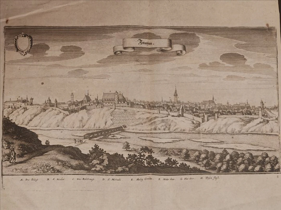 Czechia - Znojmo / Southern Moravia; Matthäus Merian il...