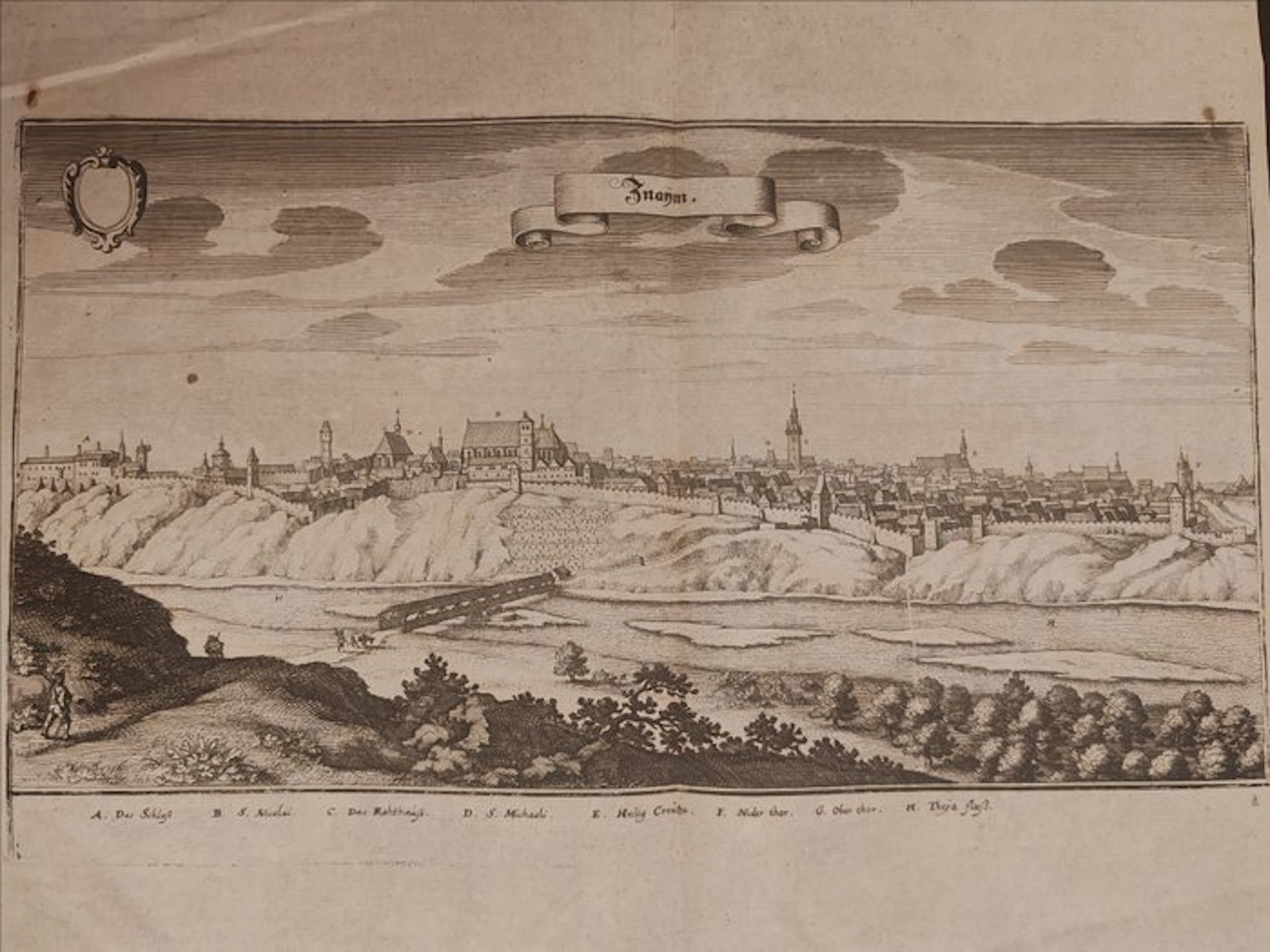 Czechia - Znojmo / Southern Moravia; Matthäus Merian il...