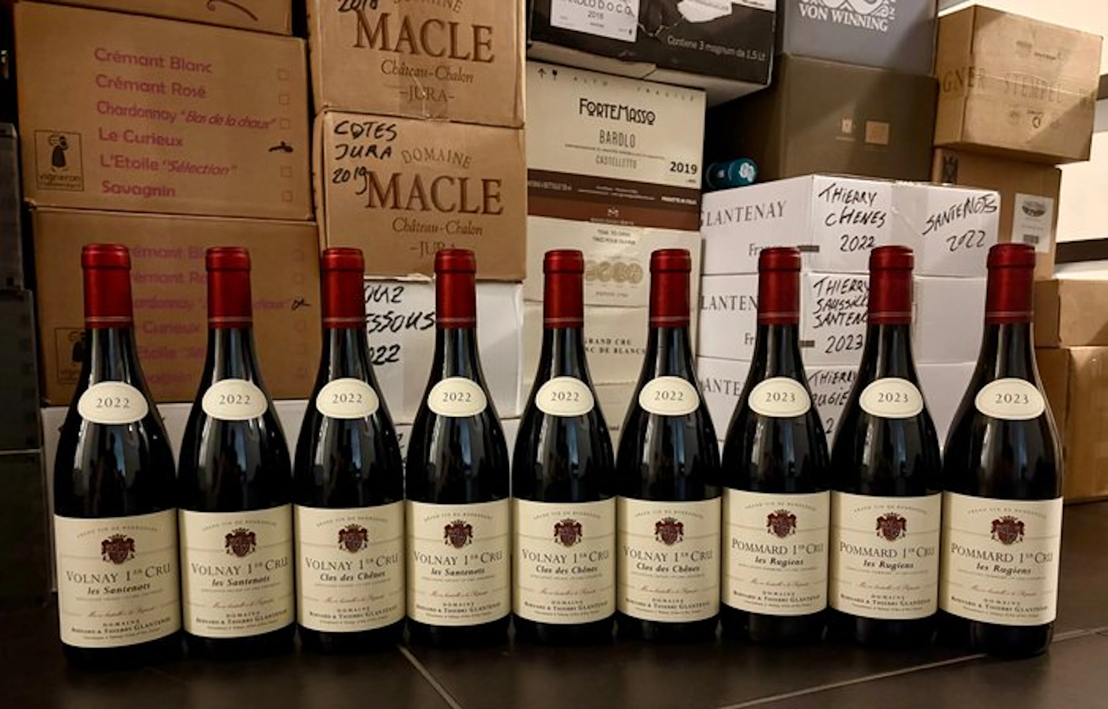 2022 x 3 Bernard & Thierry Glantenay Volnay "Clos des Chênes"