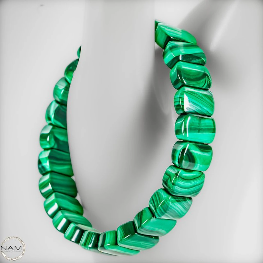 Exclusive malachite bracelet of the highest quality – A...