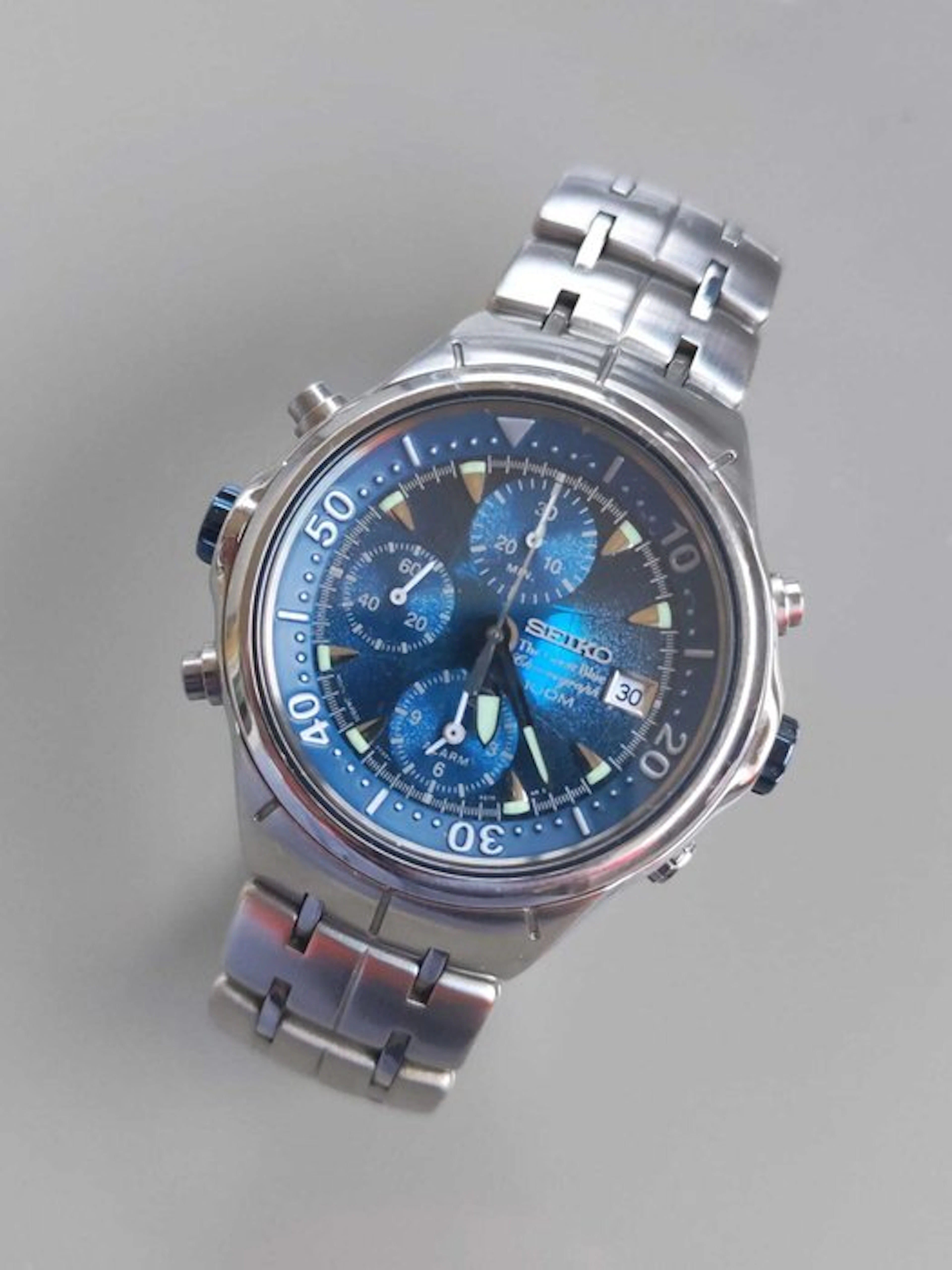 Seiko - The Great Blue Chronograph - No reserve price...