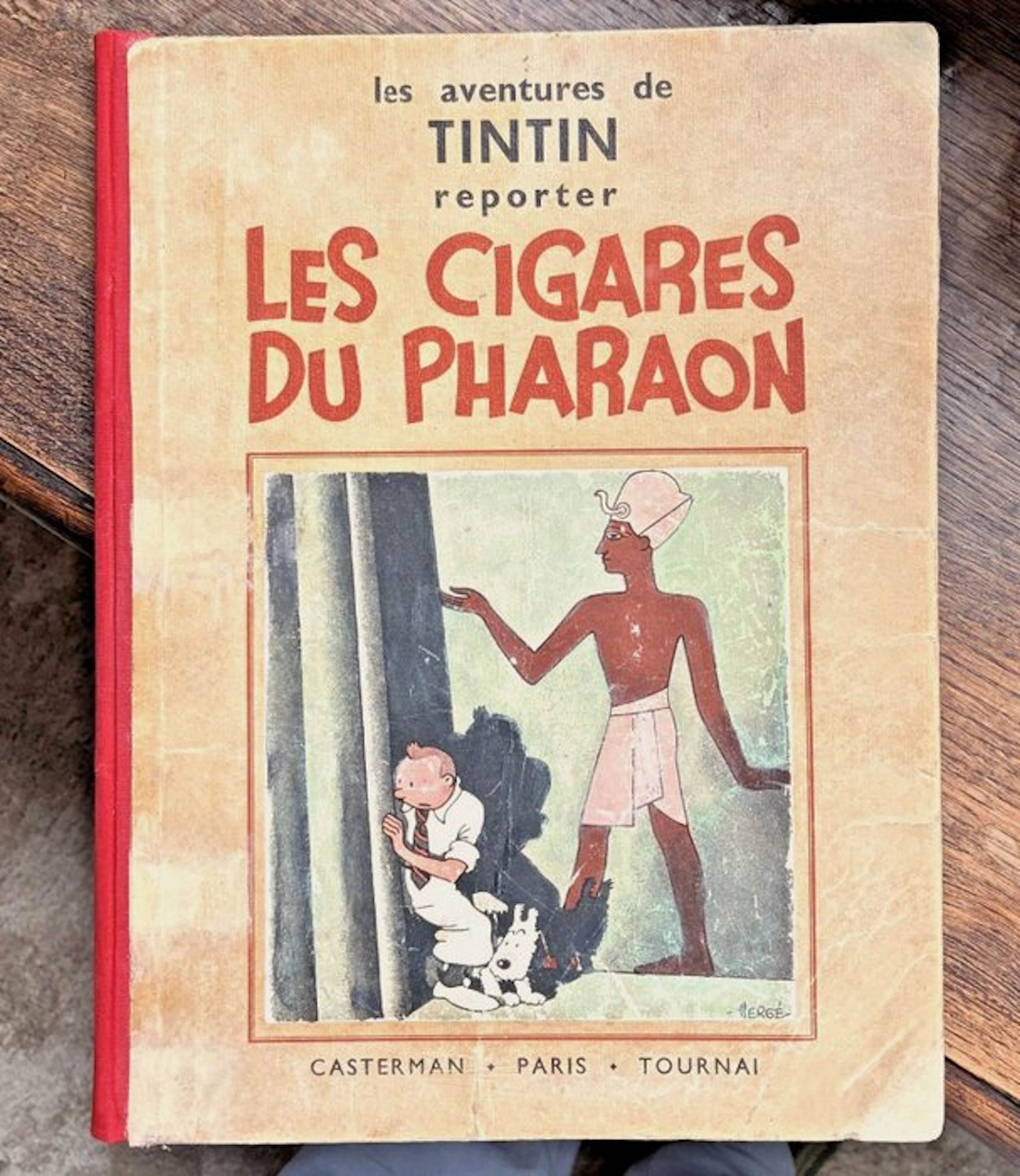 Tintin T4 - Les cigares du pharaon A6 - N&B - C - 1 Album...
