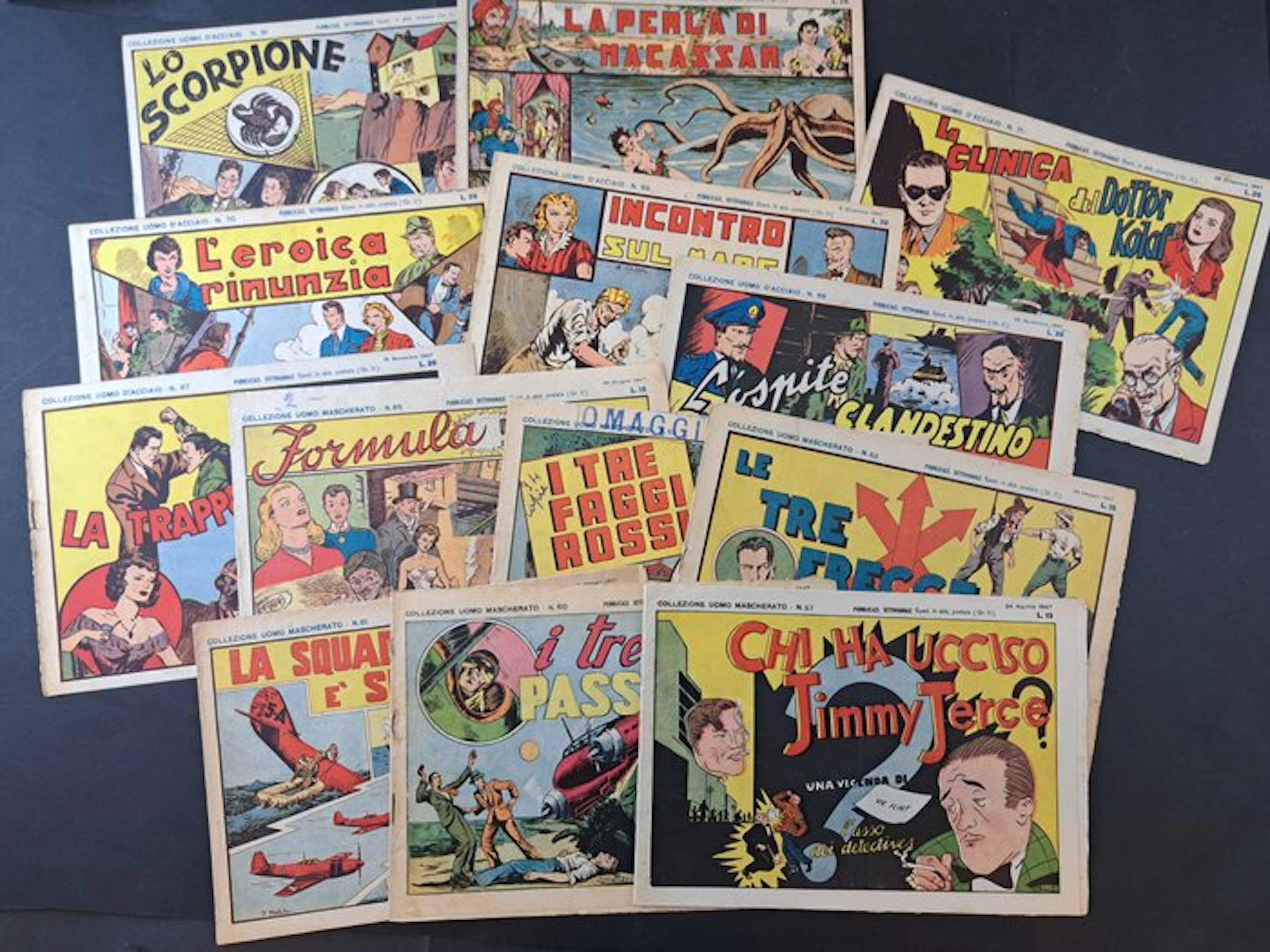 Collezione Uomo Mascherato - 13 Comic - First edition - 1947/1948
