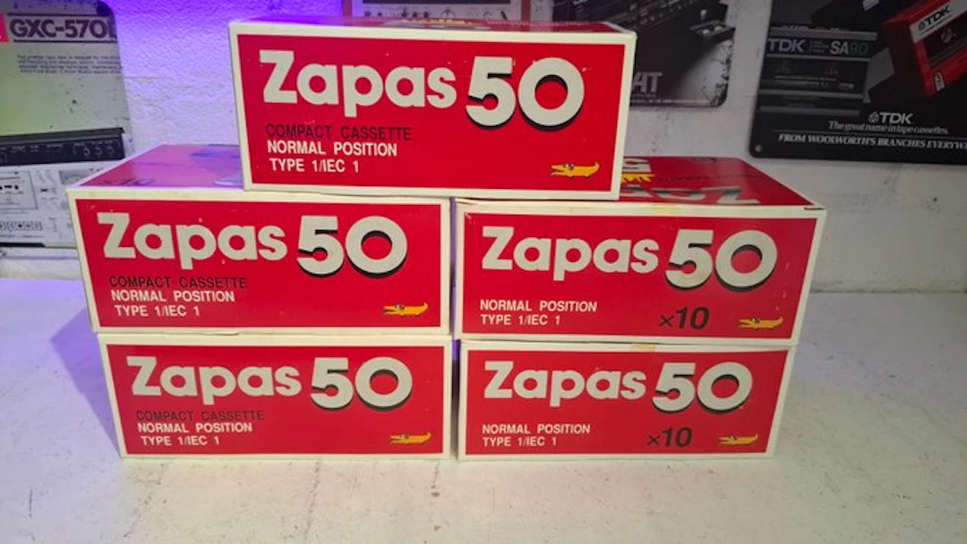 Zapas - 50min (Type I / IEC 1) Blank audio cassette