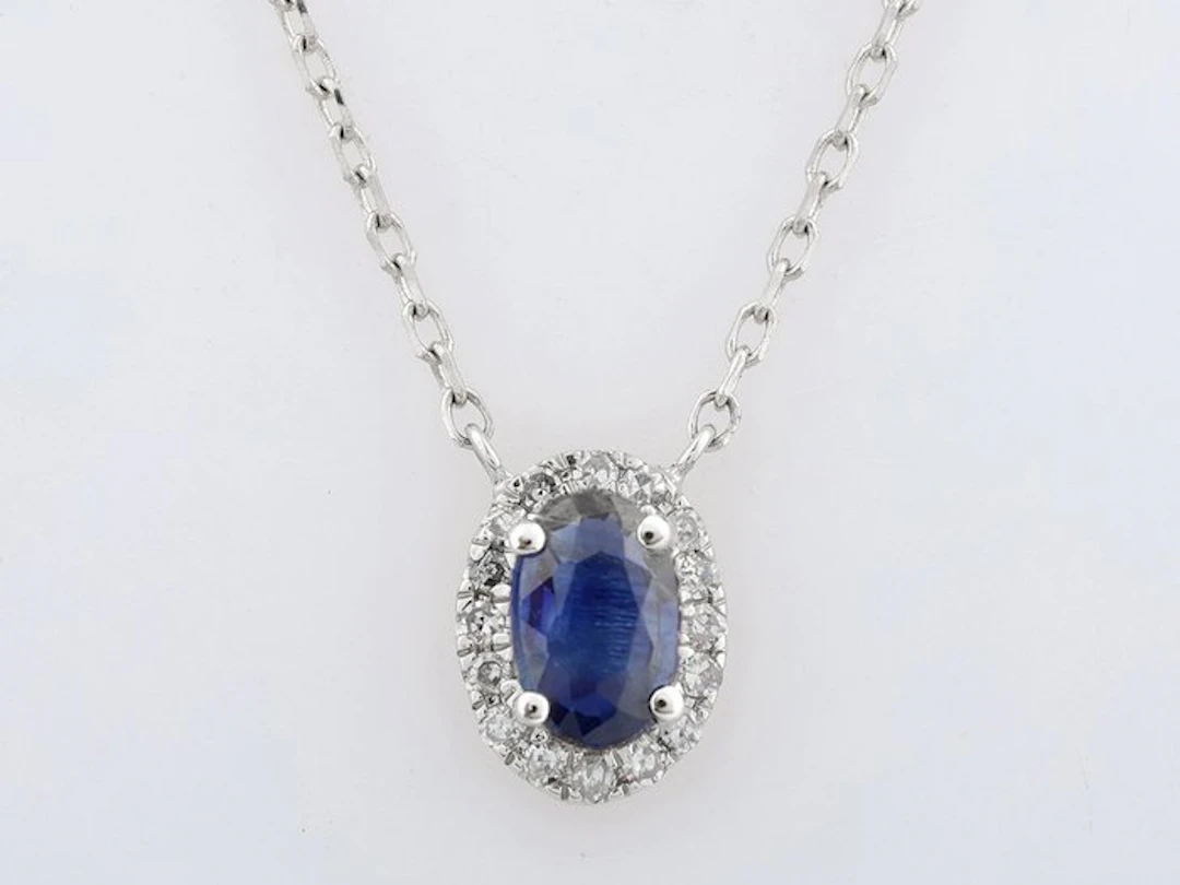 No reserve price - Necklace with pendant - 14 kt