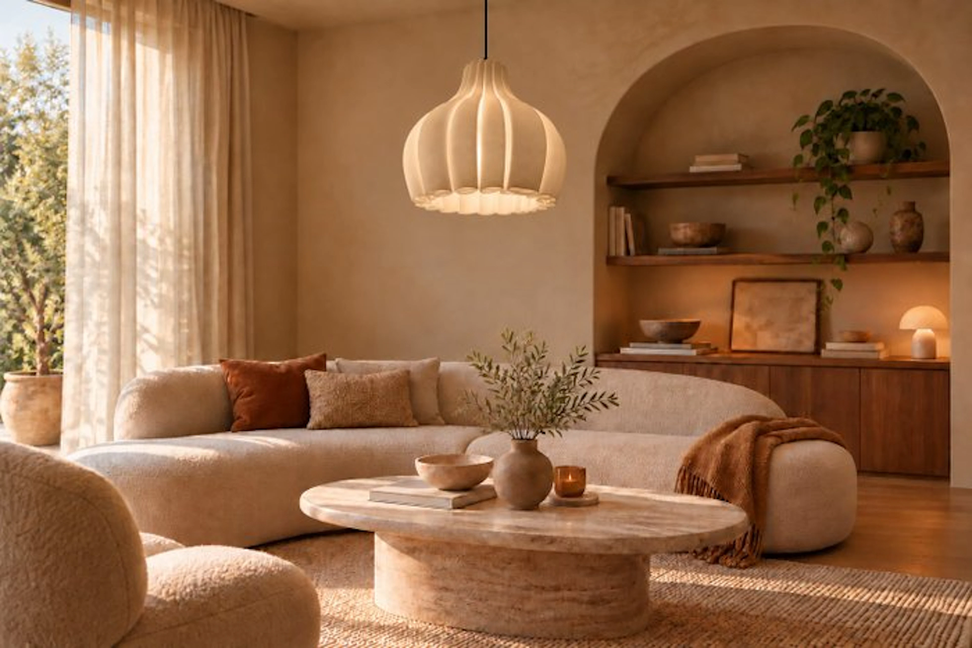 Lumovim - Hanging lamp - Santorini Mega - Biopolymer