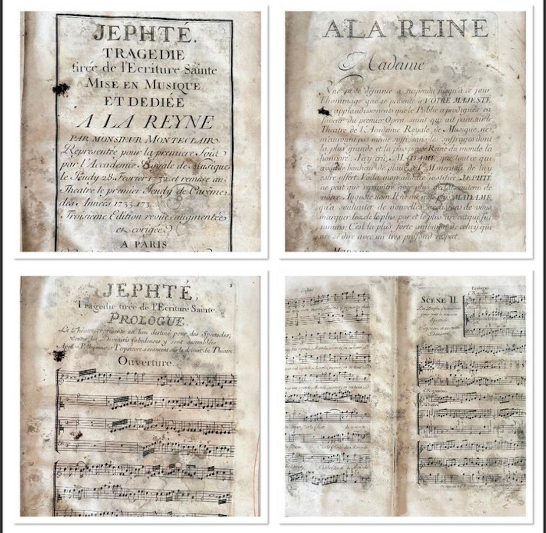 Pignolet de Monteclair - Jephté - 1733