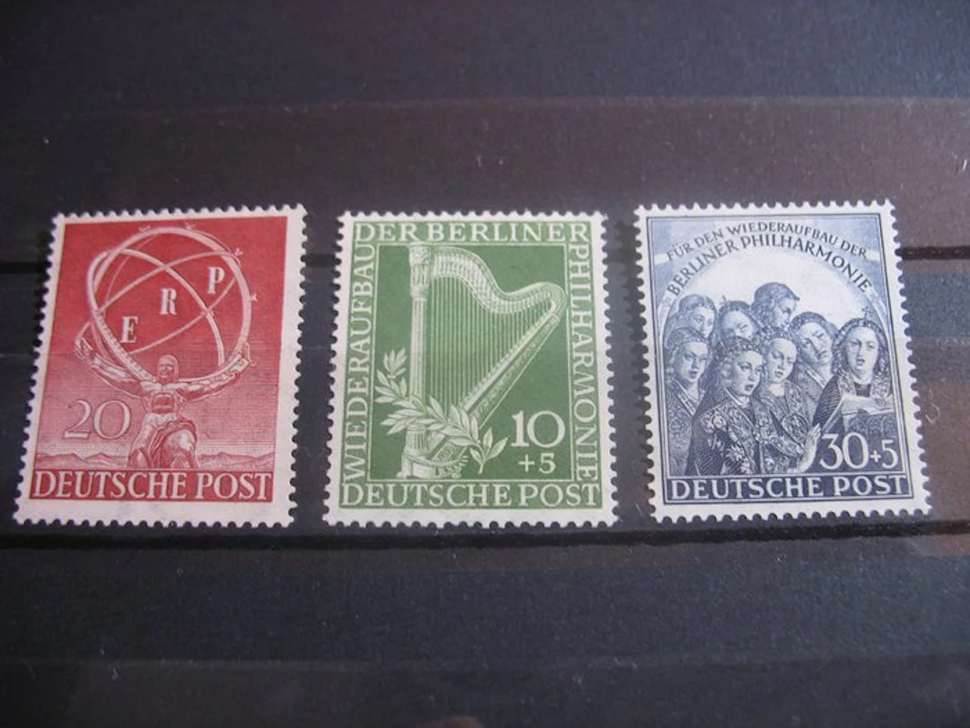 Berlin - Stamp collection, 1950–1952, mint, complete.