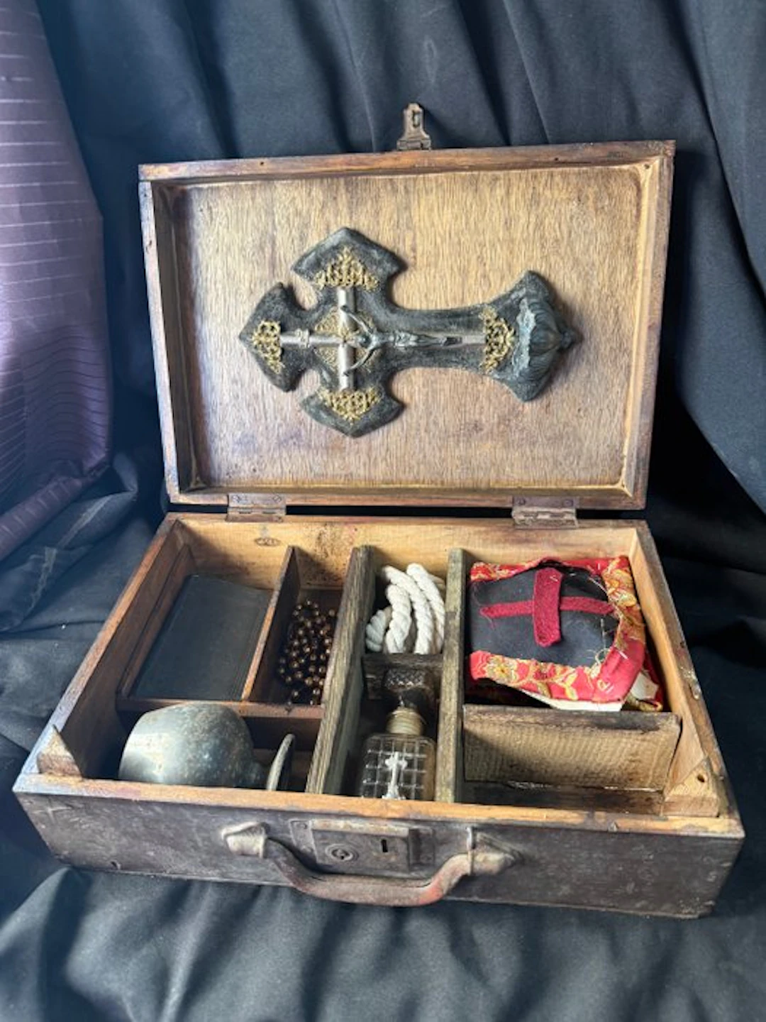 Demonic Exorcism Kit Victoriano Taxidermy full body mount...