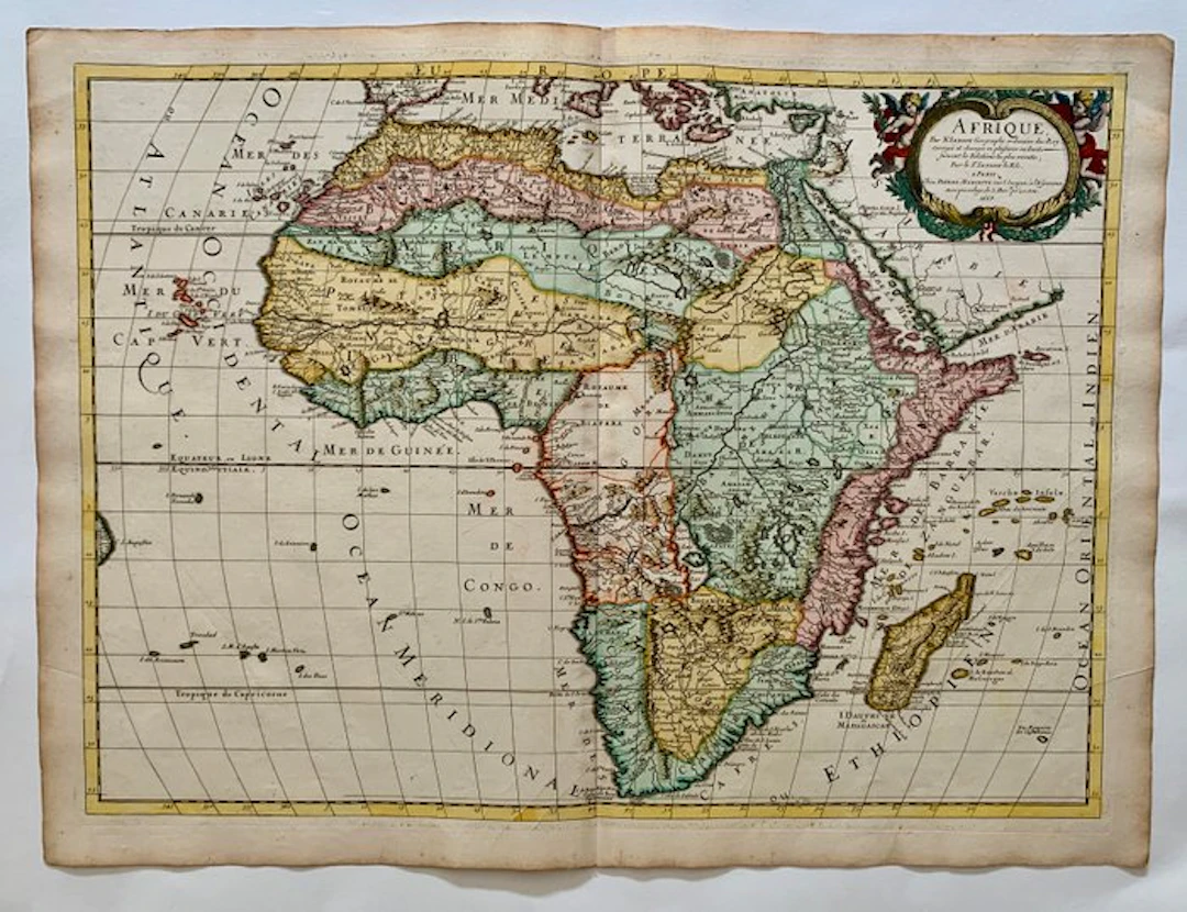 Africa - Africa; G. Sanson/ P. Mariette - Afrique. - 1661-1680