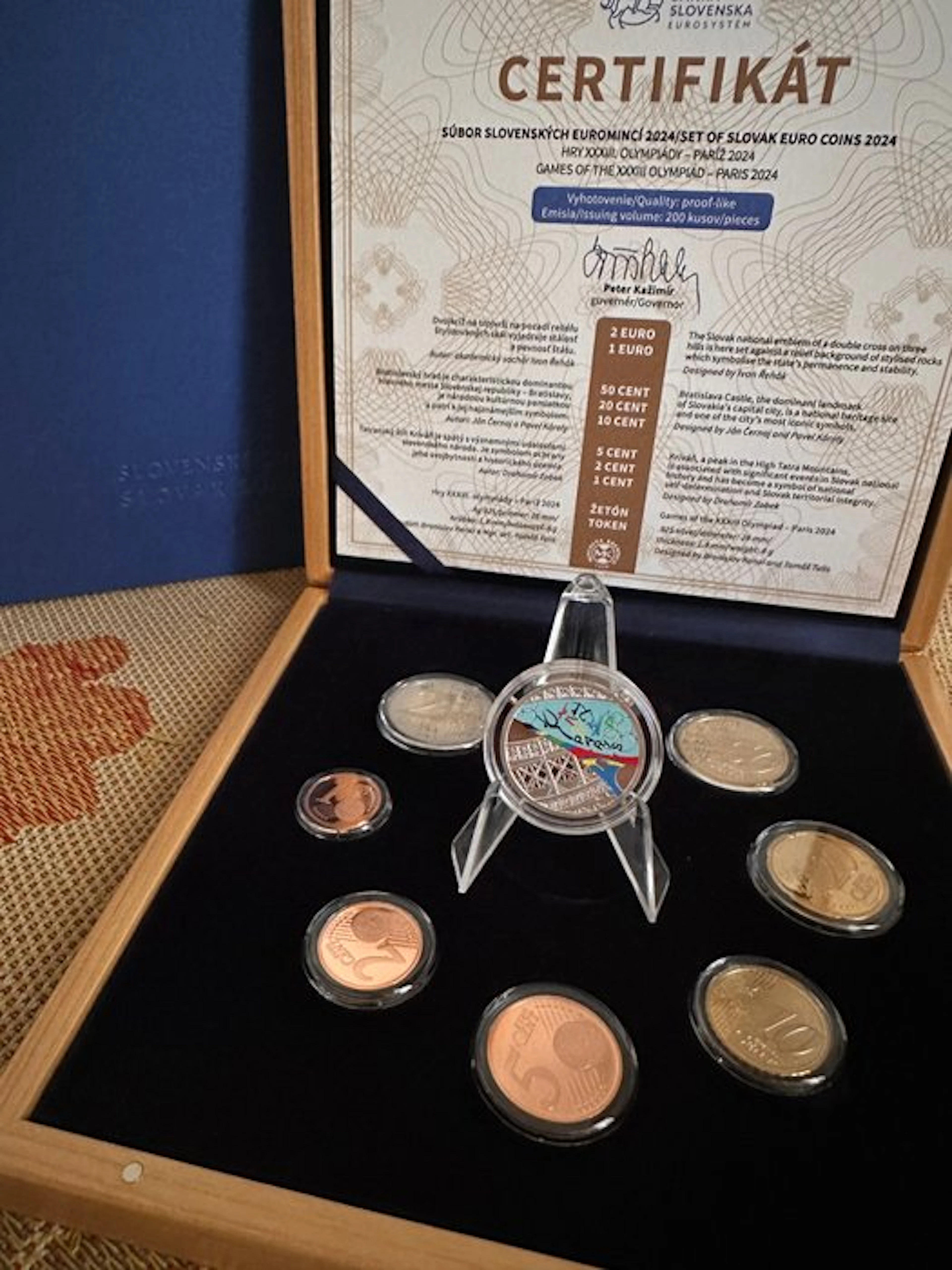 Slovakia. Proof Set 2024 "Olympic Games Paris" - Special Edition