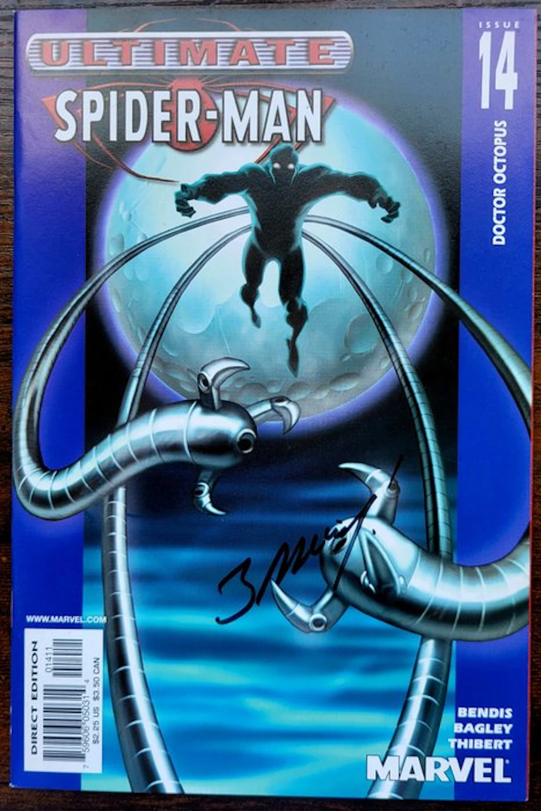 Lots 3 comics signed Spider-Man Vintage 1991-2004...