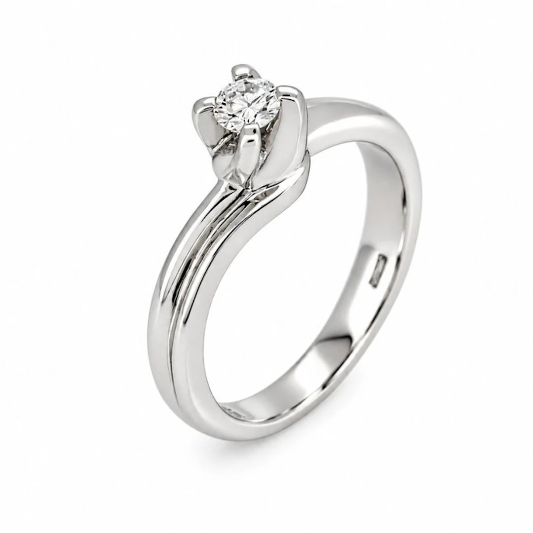 No reserve price - Ring - 18 kt