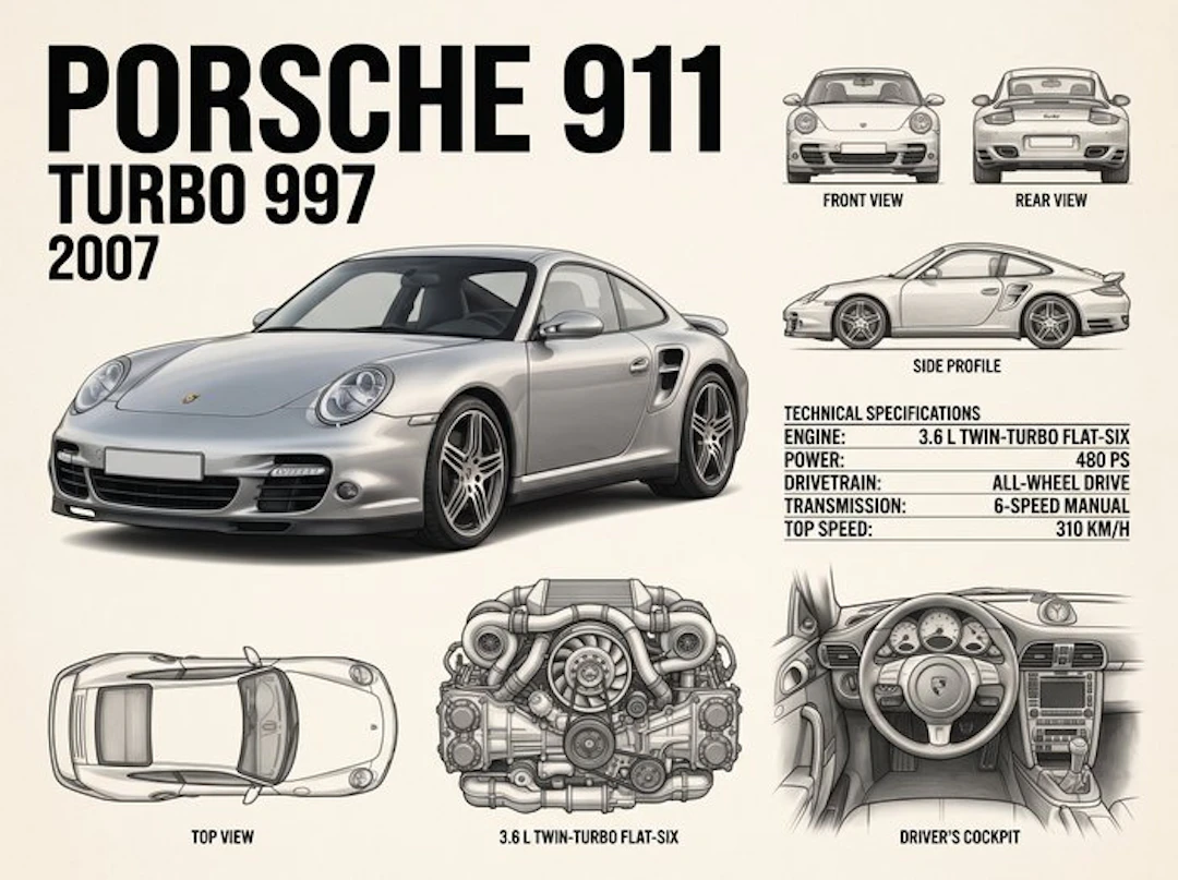 Shmidt.Art - Porsche - Porsche 911 Turbo 997 2007 - 2000s