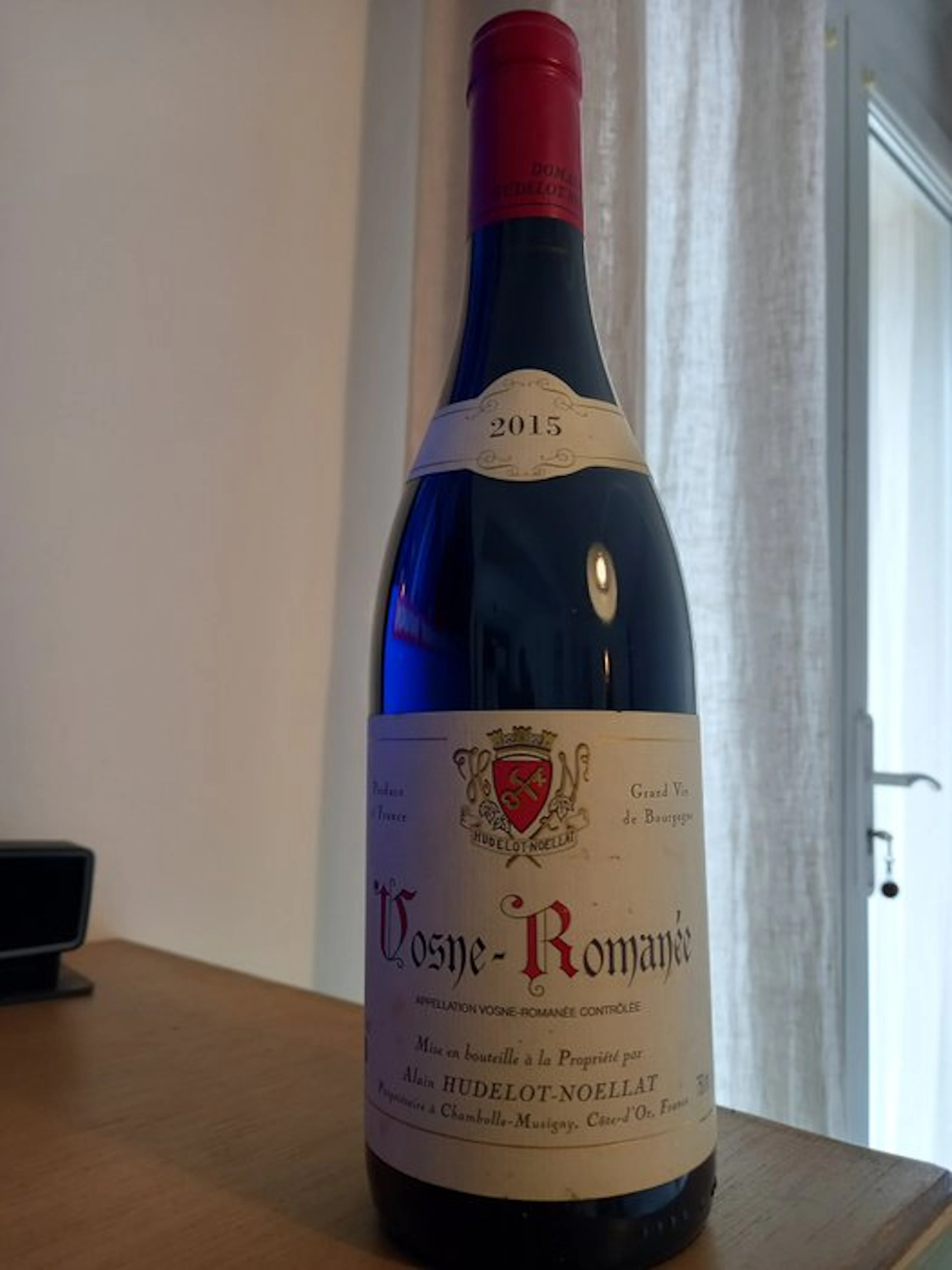 2015 Domaine Alain Hudelot-Noellat - Vosne-Romanée - 1 Bottle (0.75L)