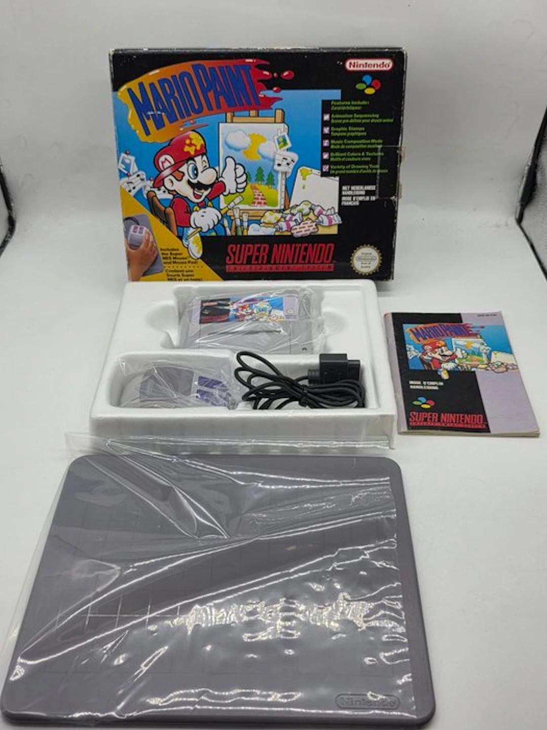 Nintendo - Snes - Super Mario Paint - First edition "FAH...