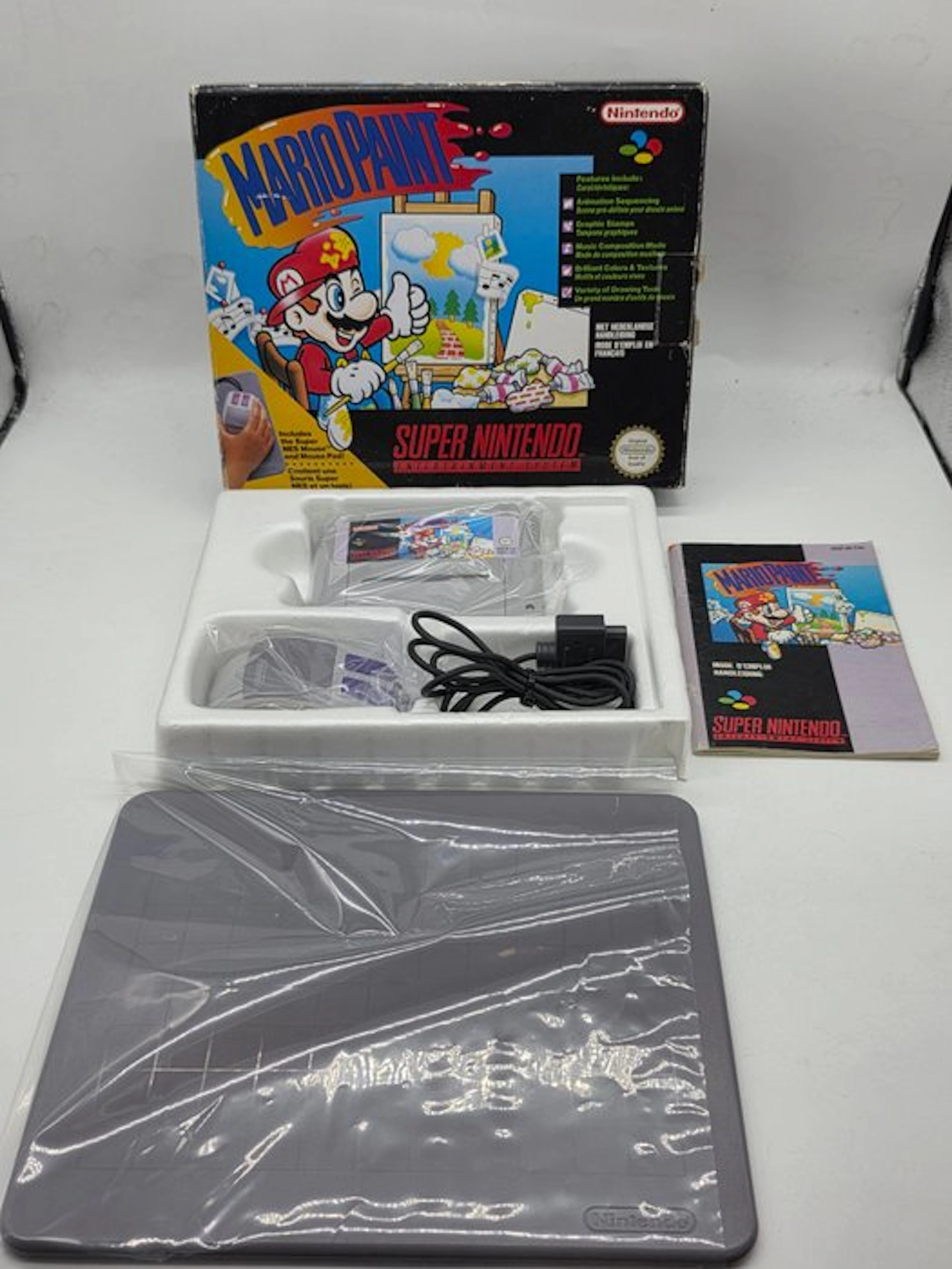 Nintendo - Snes - Super Mario Paint - First edition "FAH...