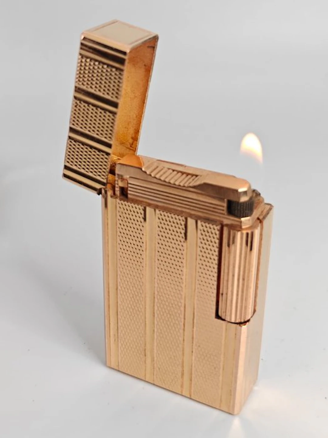 S.T. Dupont - Lighter - Line 1 BR Large - Diamond Head & Vertical Lines