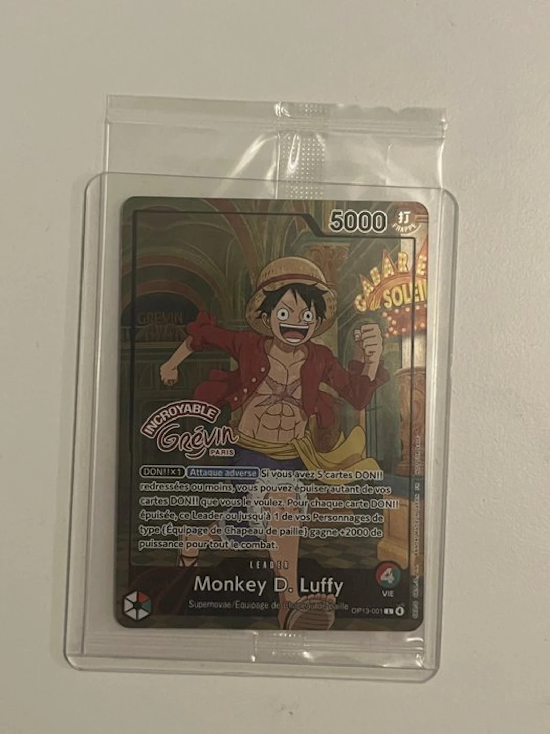 Bandai - 1 Card - One Piece - Monkey D