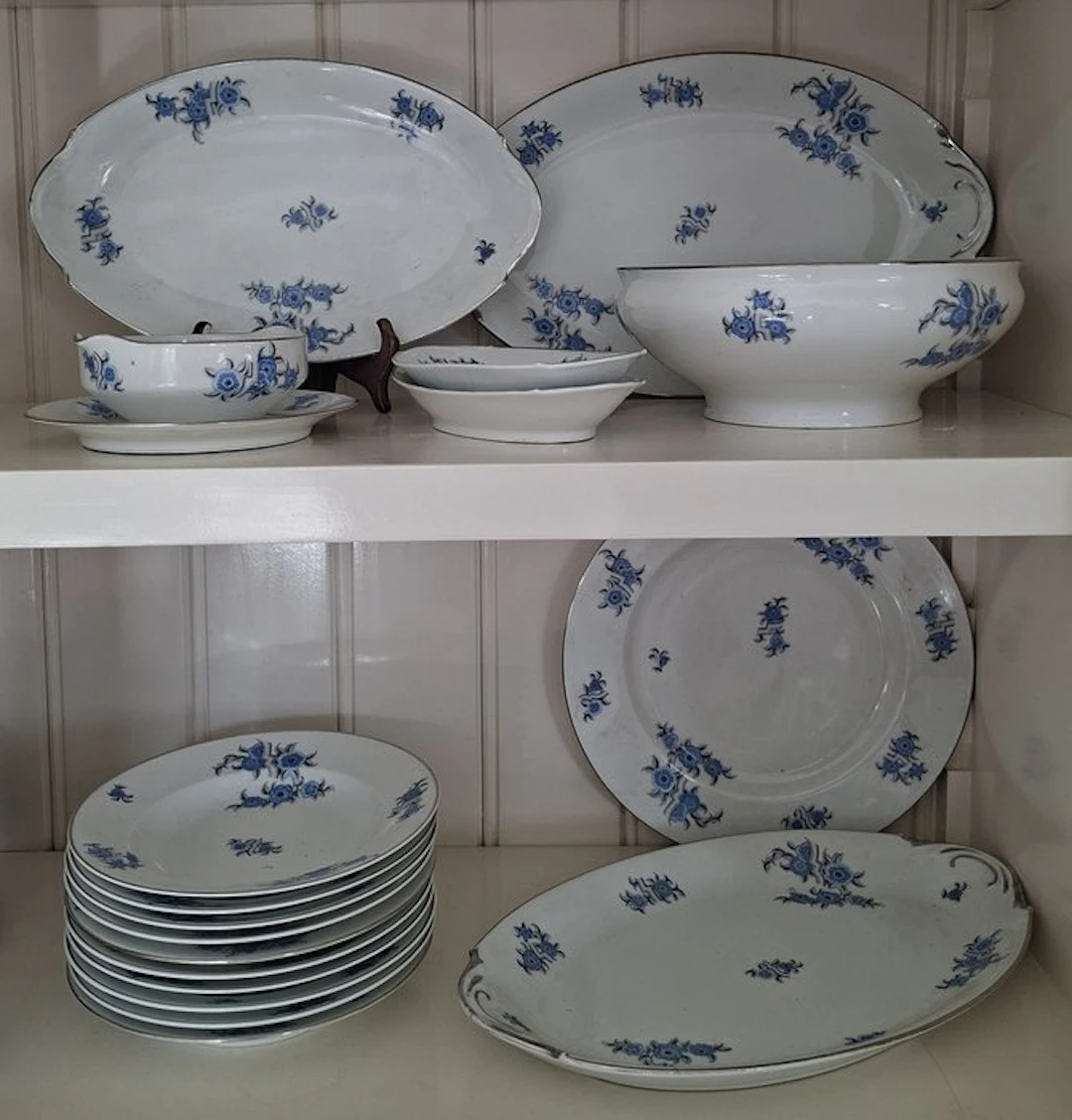 Limoges - F. Legrand & Cie - vintage - Table service (18) - Porcelain