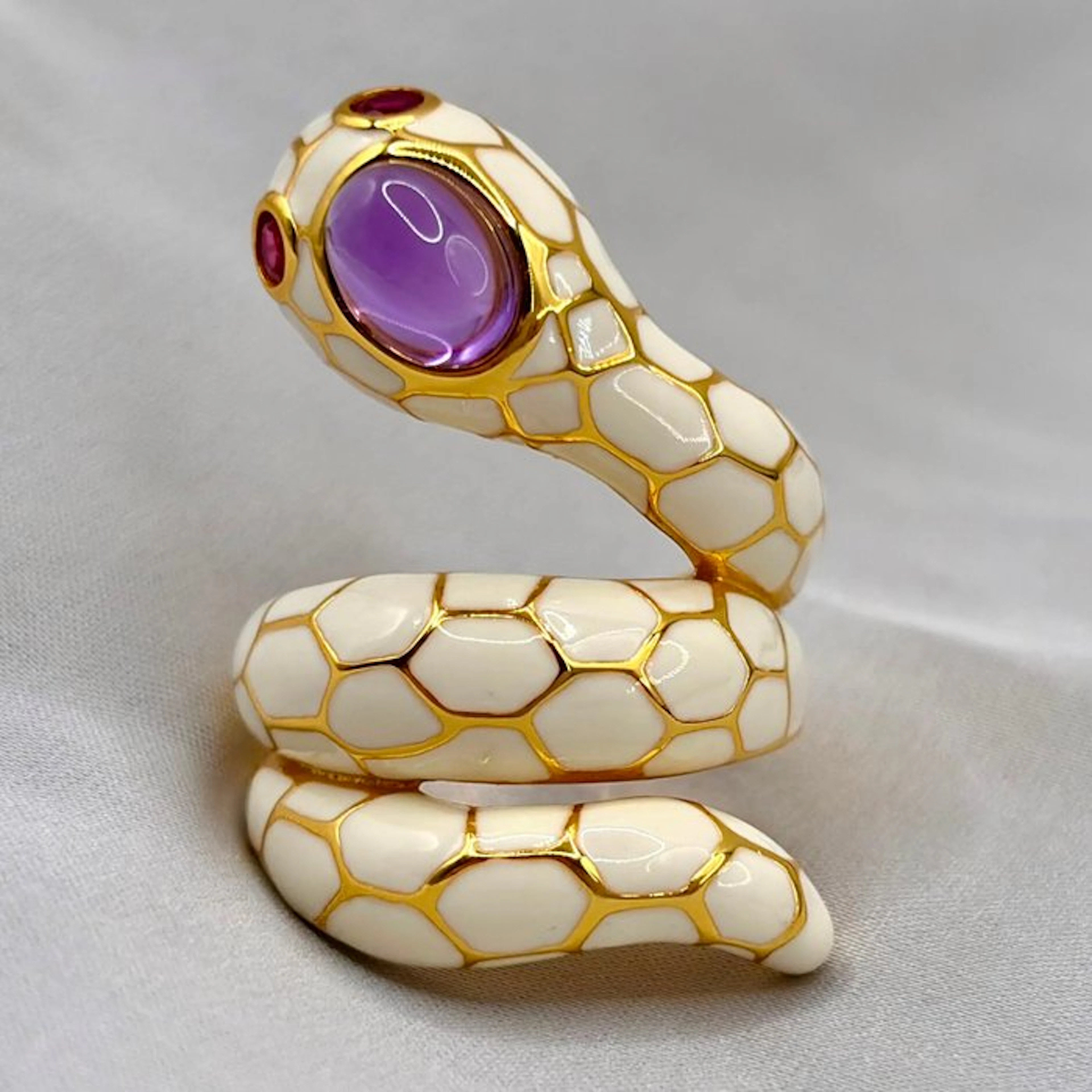 No reserve price - Ring Silver Amethyst - 1.4CT - New