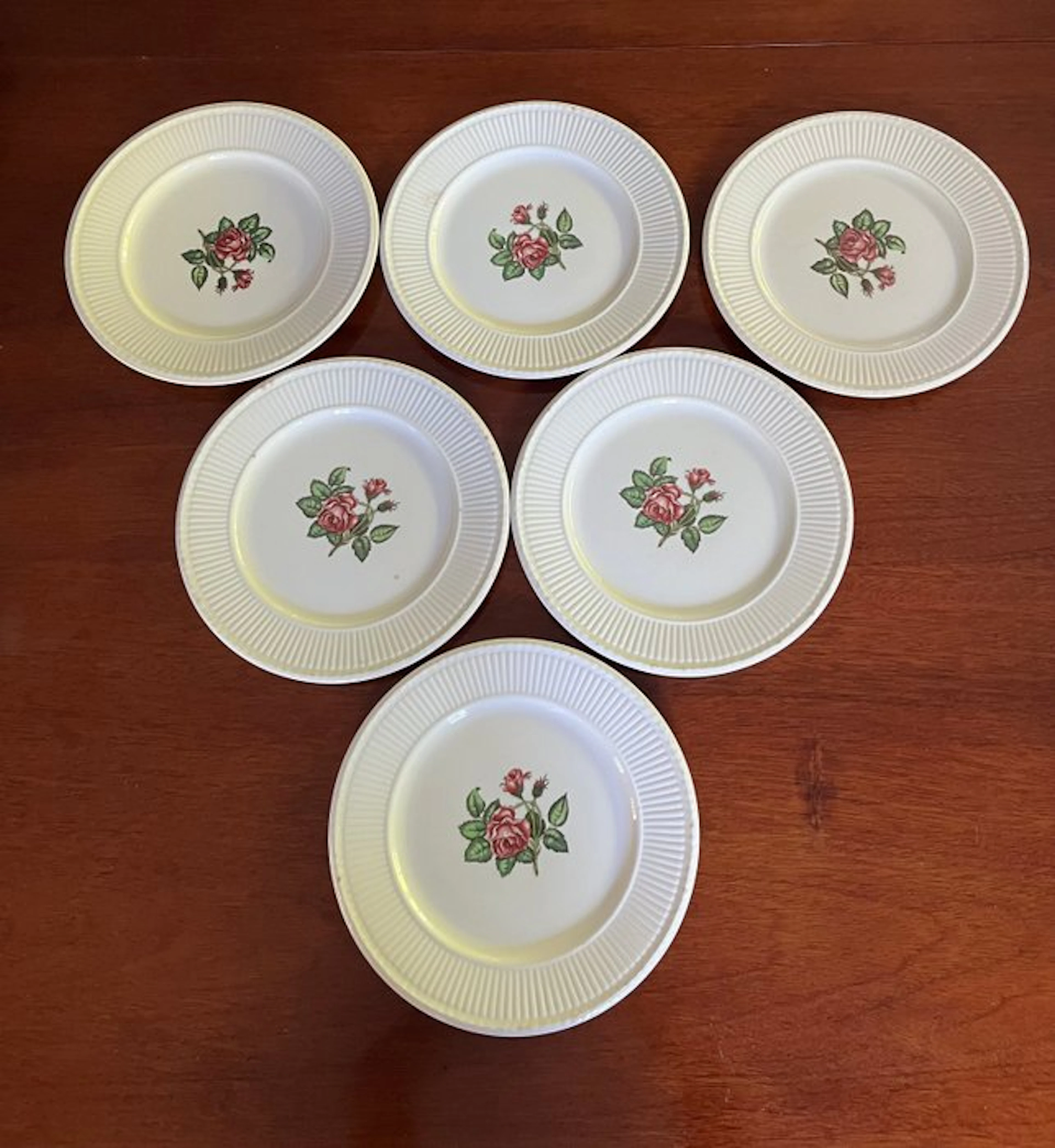 Wedgwood - Wedgwood - Table service for 6 (6) - Moss Rose...