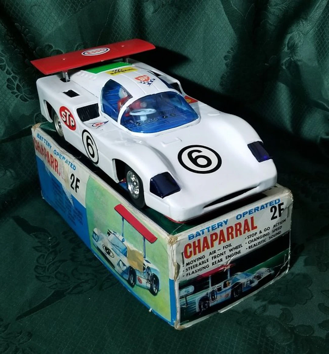 Alps - Tin toy car - Chaparral 2F - 1960-1970 - Japan