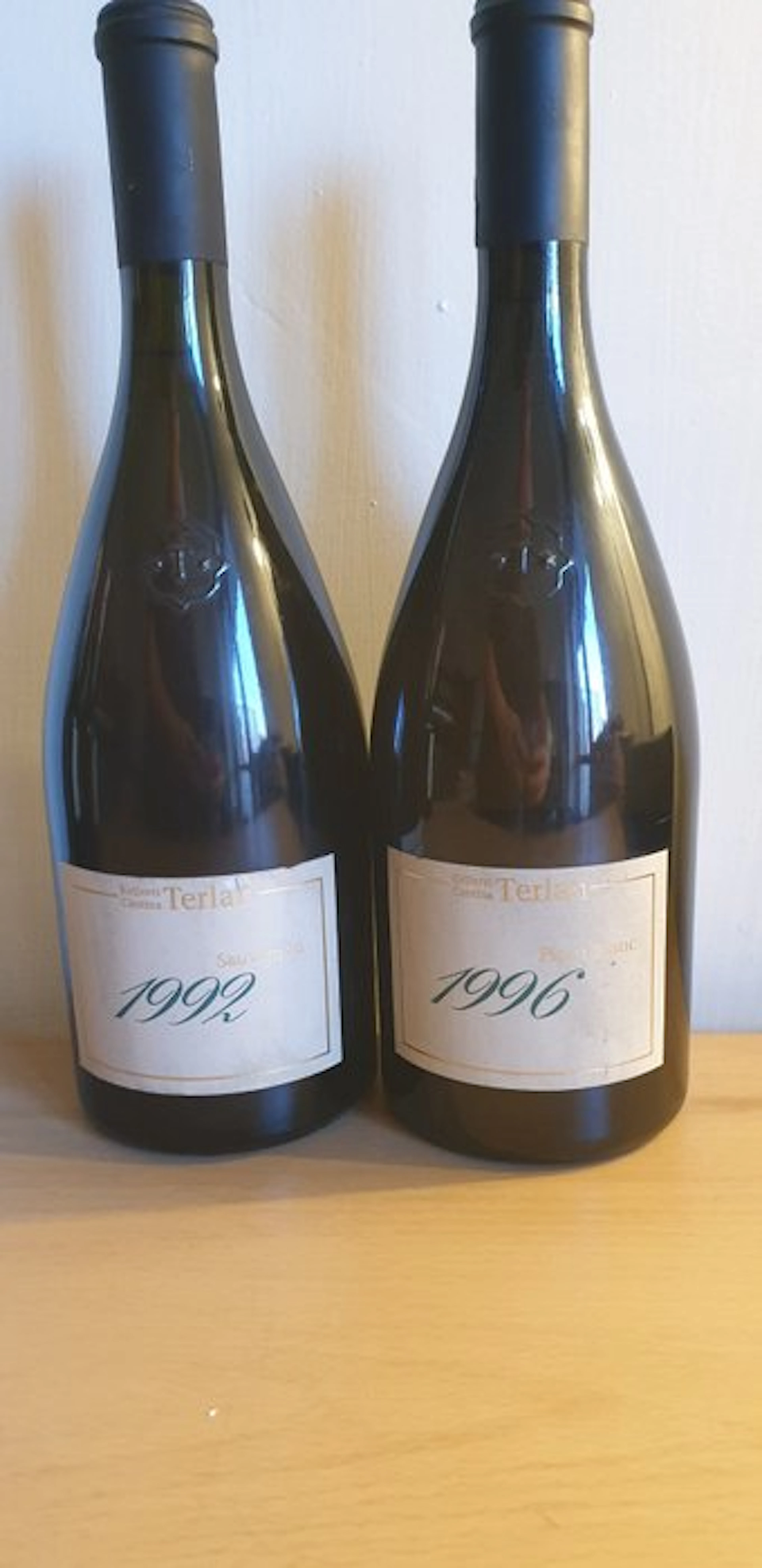 Cantina Terlan: Pinot Blanc 1996 & Sauvignon 1992 - Alto...