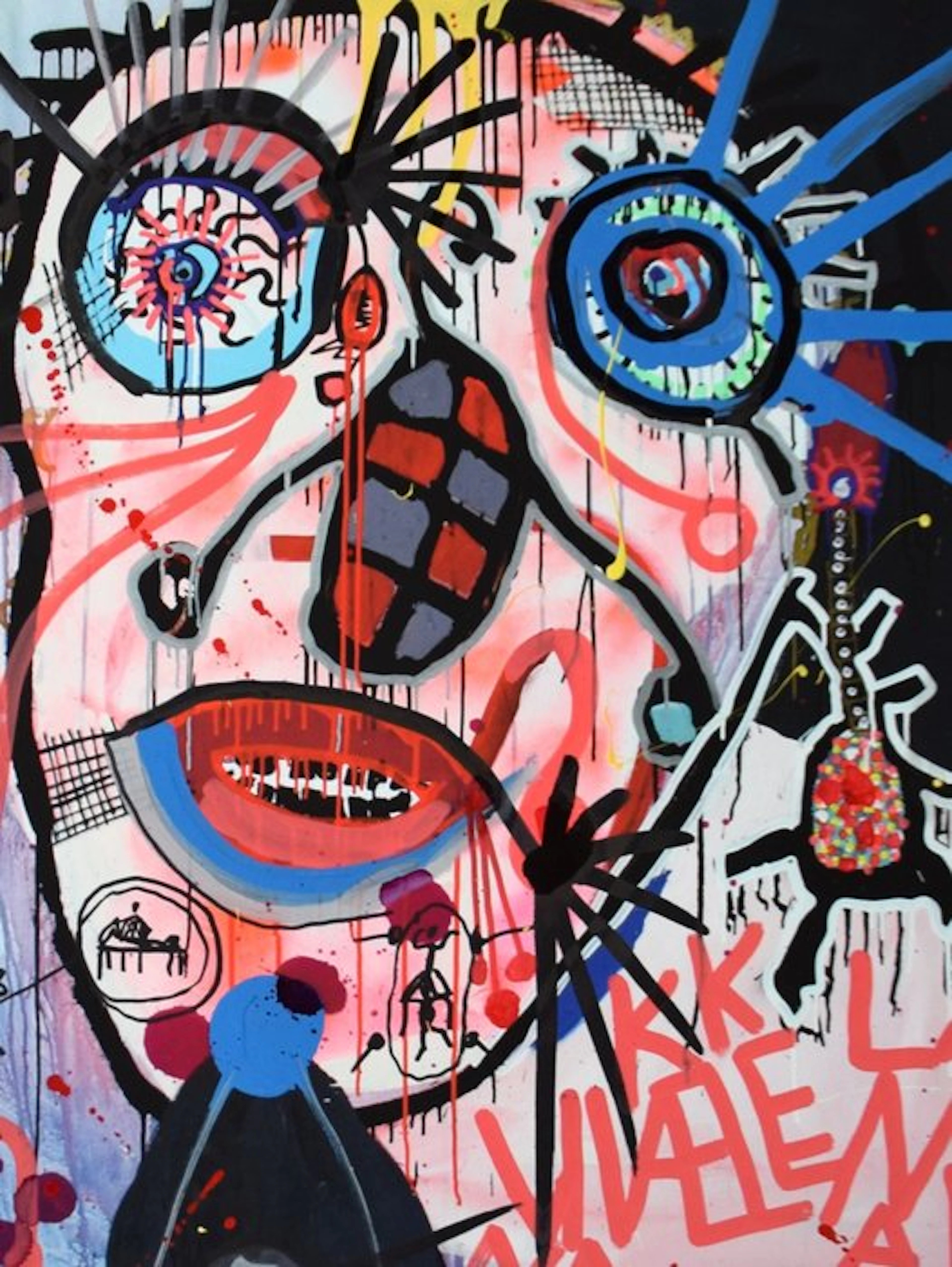 Paul Kostabi (1962) - Eyes on Money