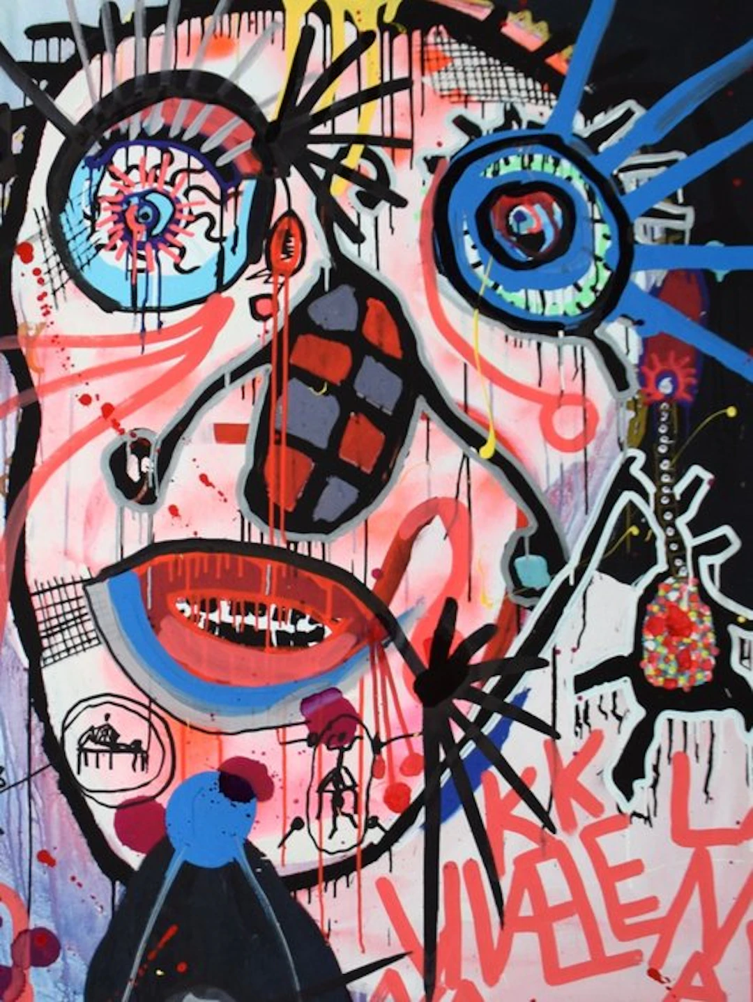 Paul Kostabi (1962) - Eyes on Money