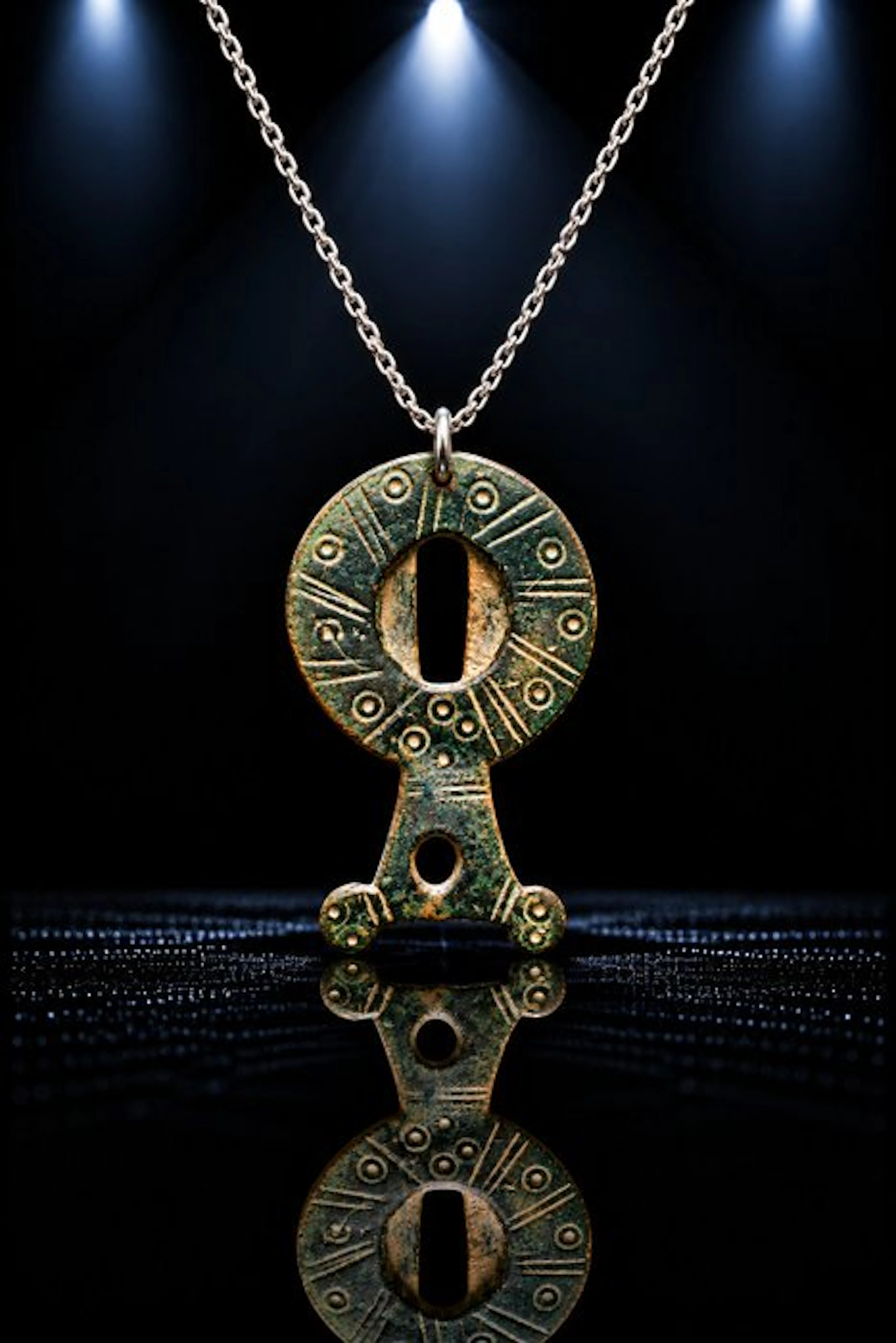 Early Medieval Viking Bronze “The Watchful Sun of the...
