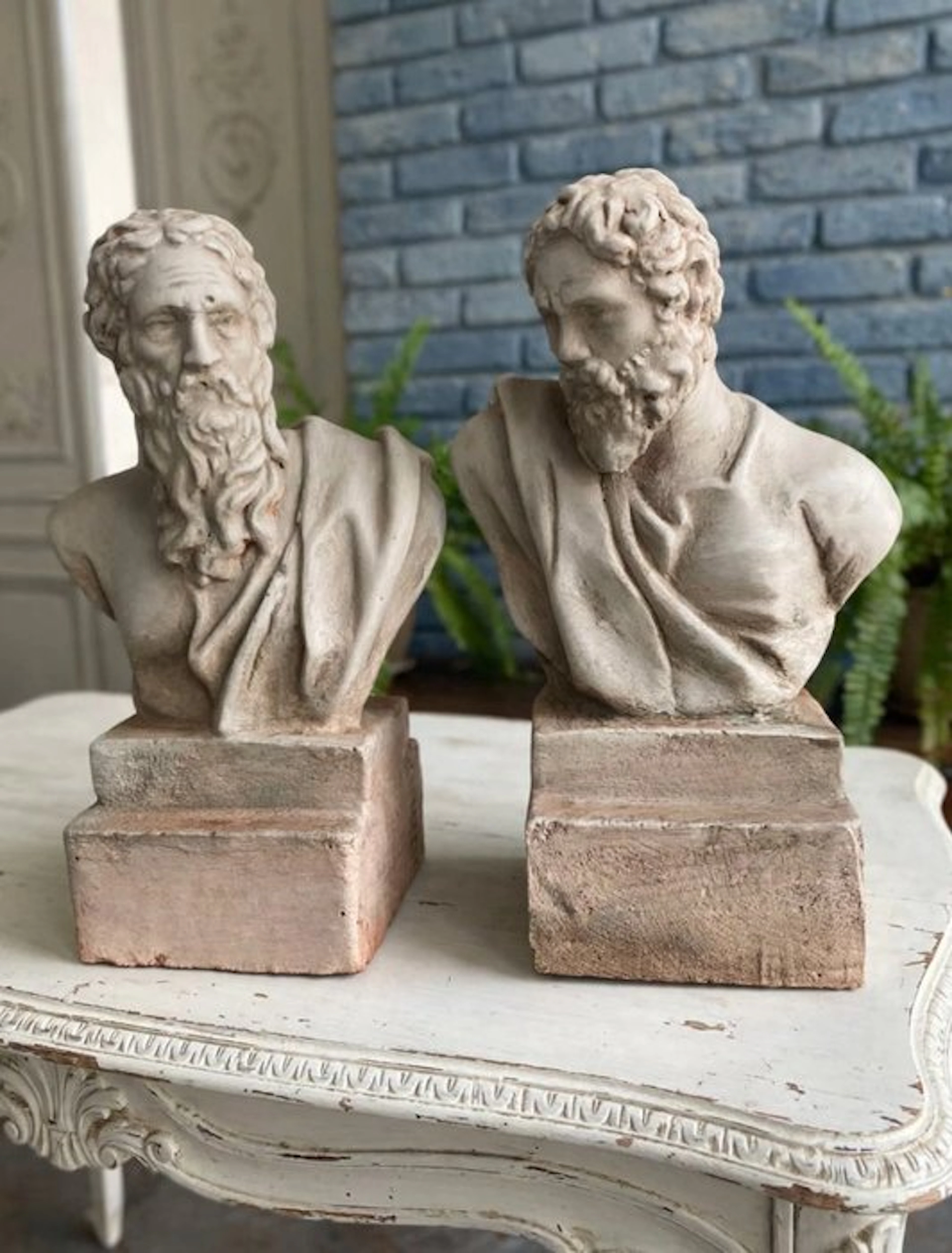 Sculpture, San Pietro e Paolo - 30 cm - Stone