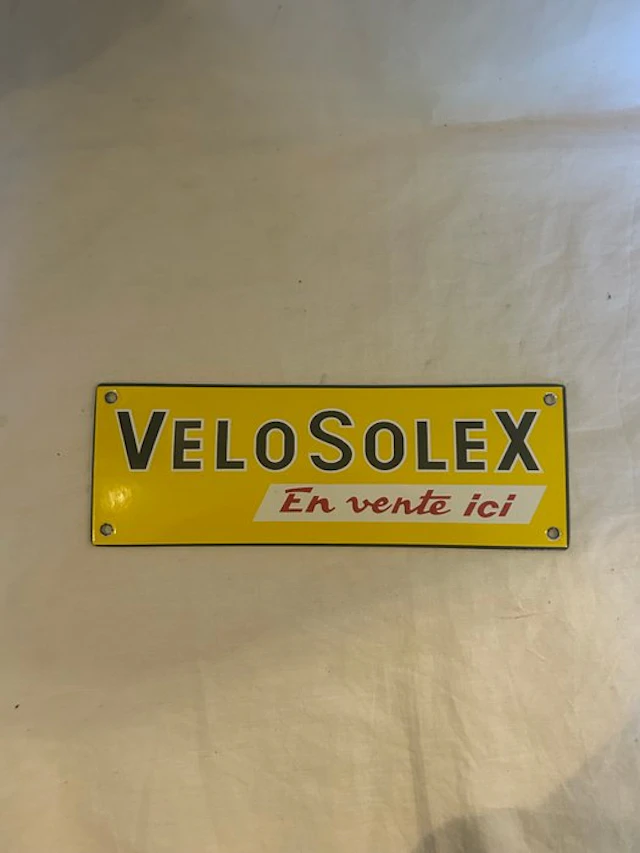 Enamel edge - Velosolex - Enamel sign - Enamel