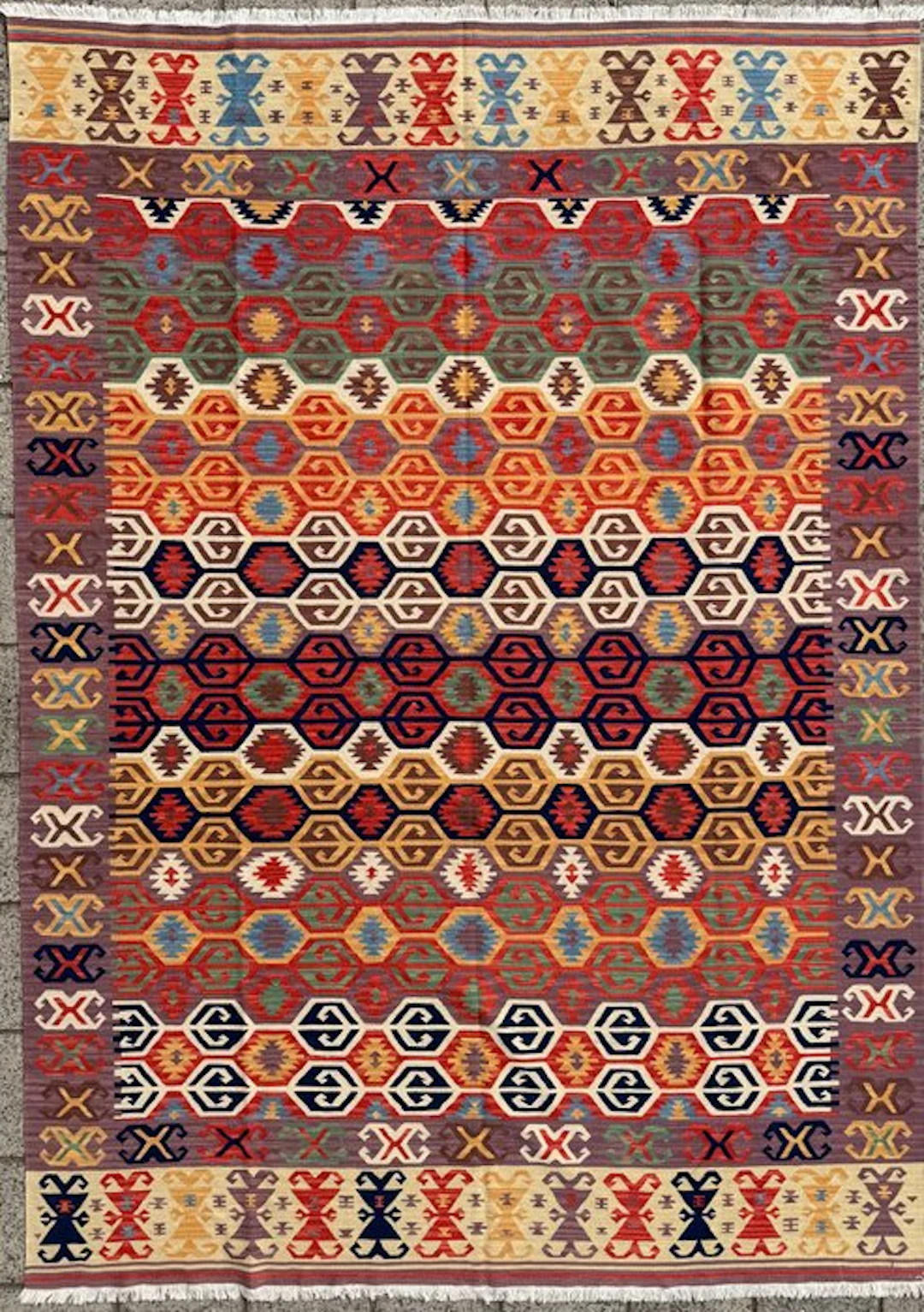 Chirwan kilim - unused - handwoven - wool - Kelim - 299 cm - 211 cm