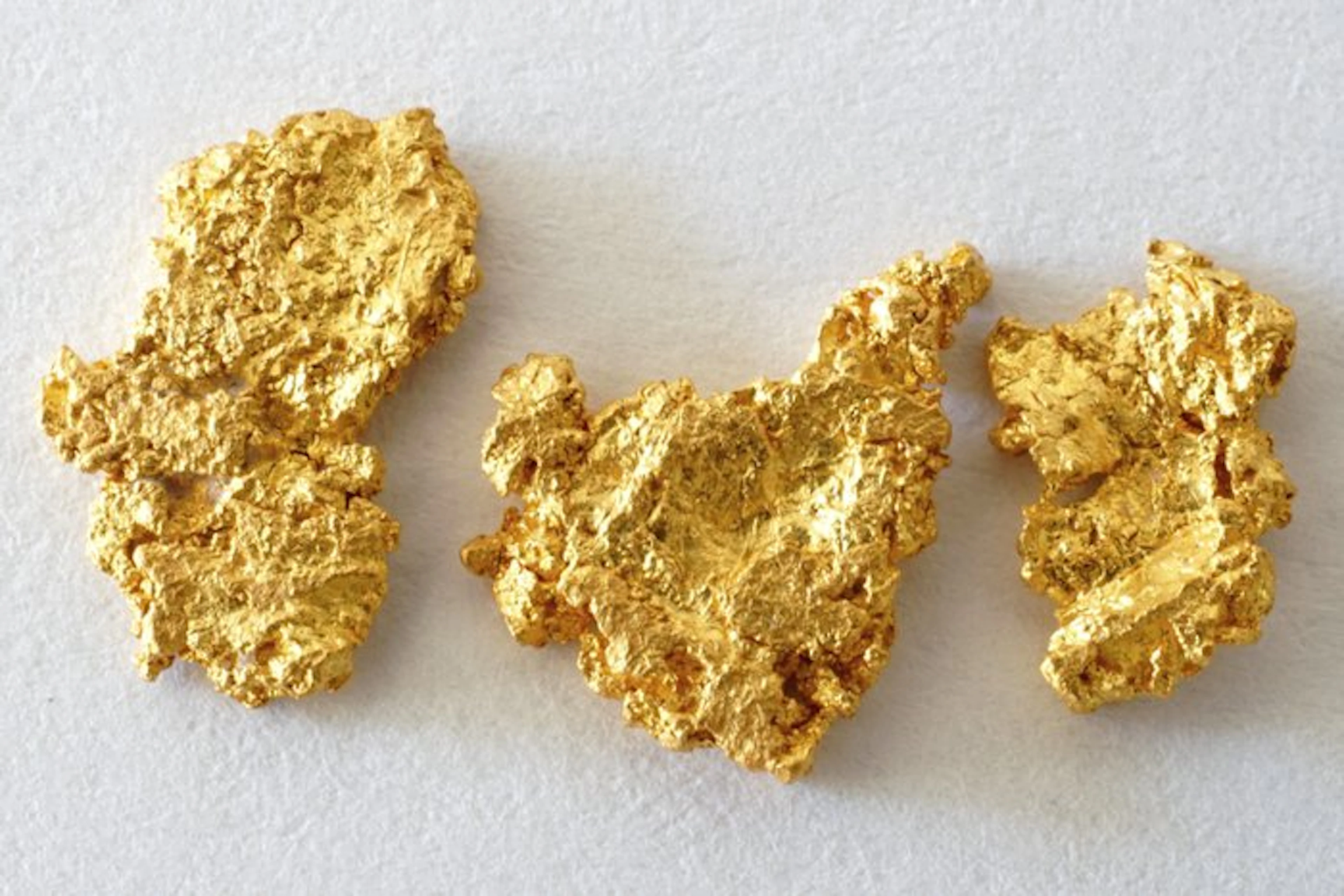 Gold Mauritanian nuggets 1.302 grams- 1.3 g - (3)
